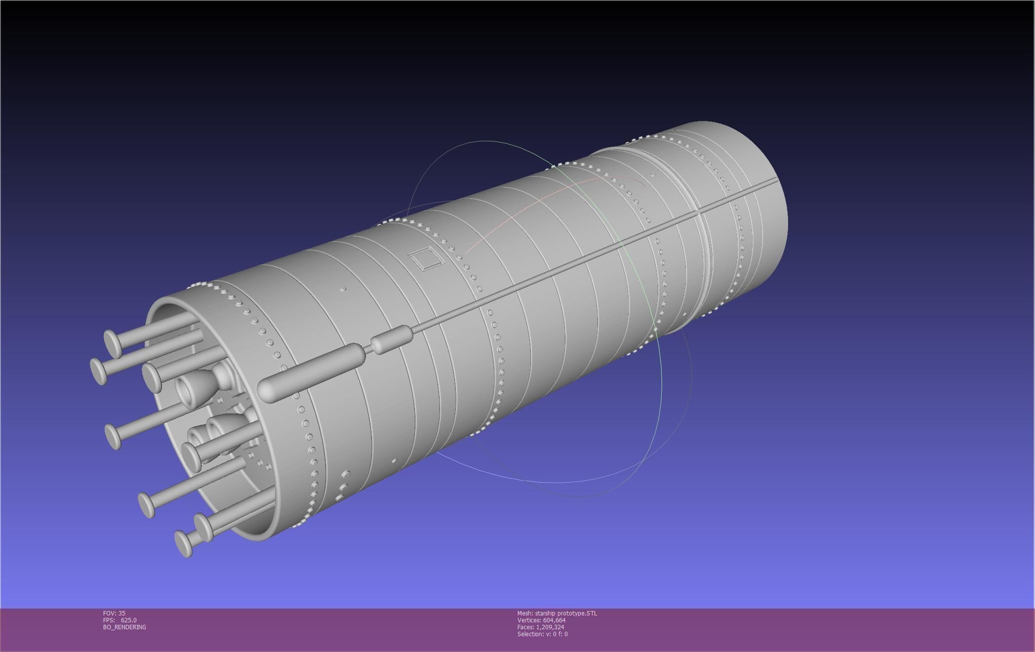 Space X Starship Experimental Prototypes Rough Printable Model 3D print model_130