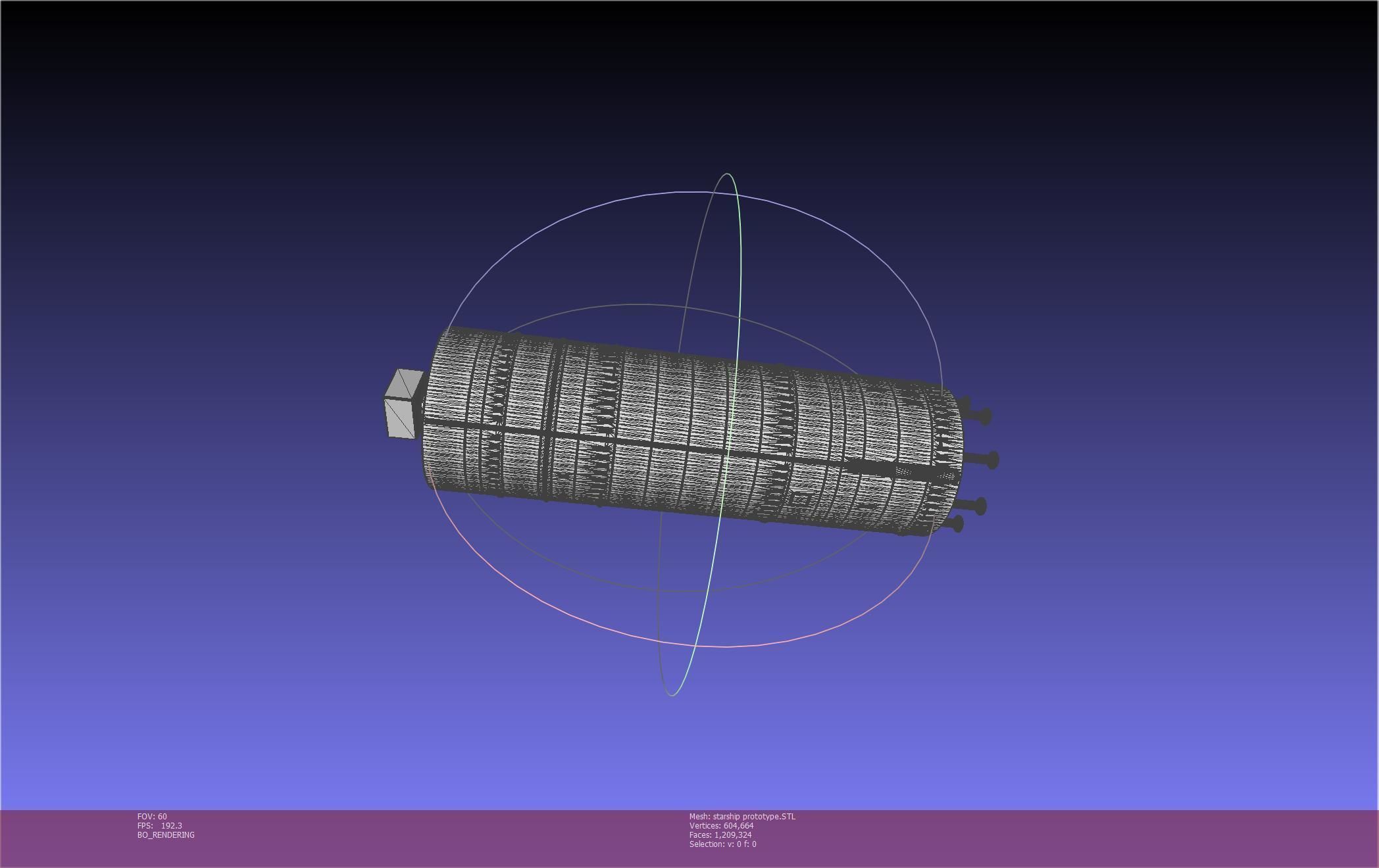 Space X Starship Experimental Prototypes Rough Printable Model 3D print model_77