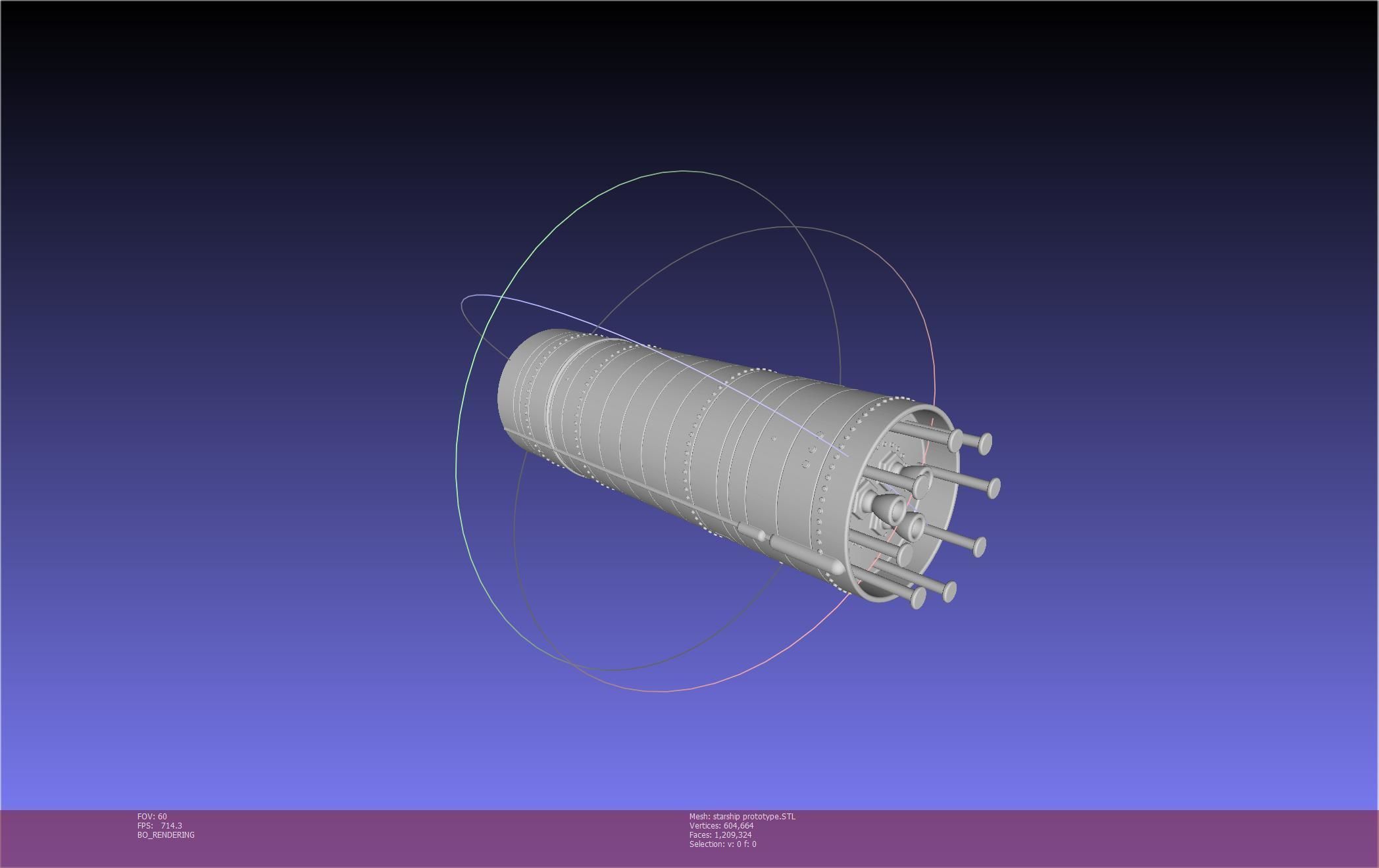 Space X Starship Experimental Prototypes Rough Printable Model 3D print model_79