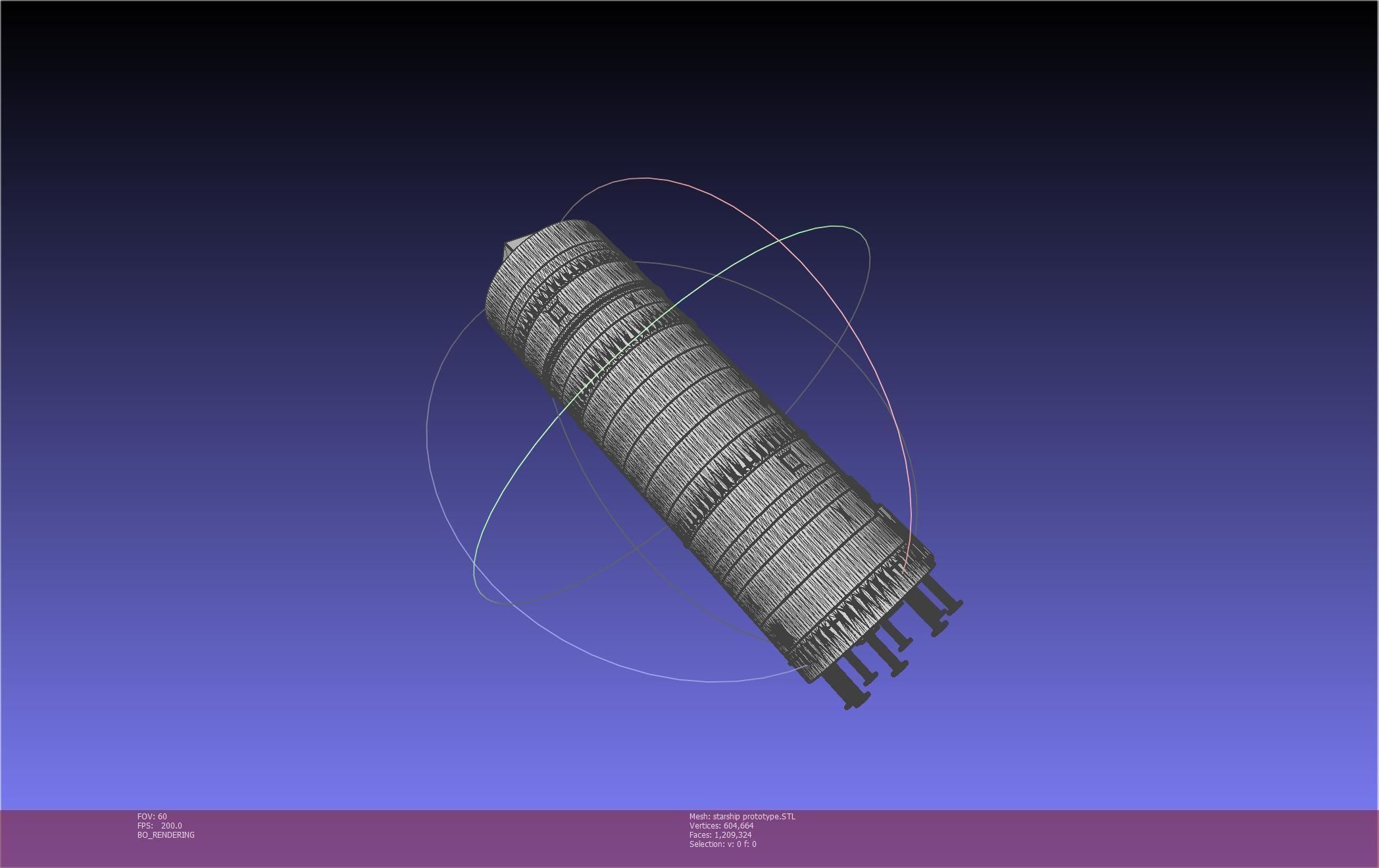 Space X Starship Experimental Prototypes Rough Printable Model 3D print model_93