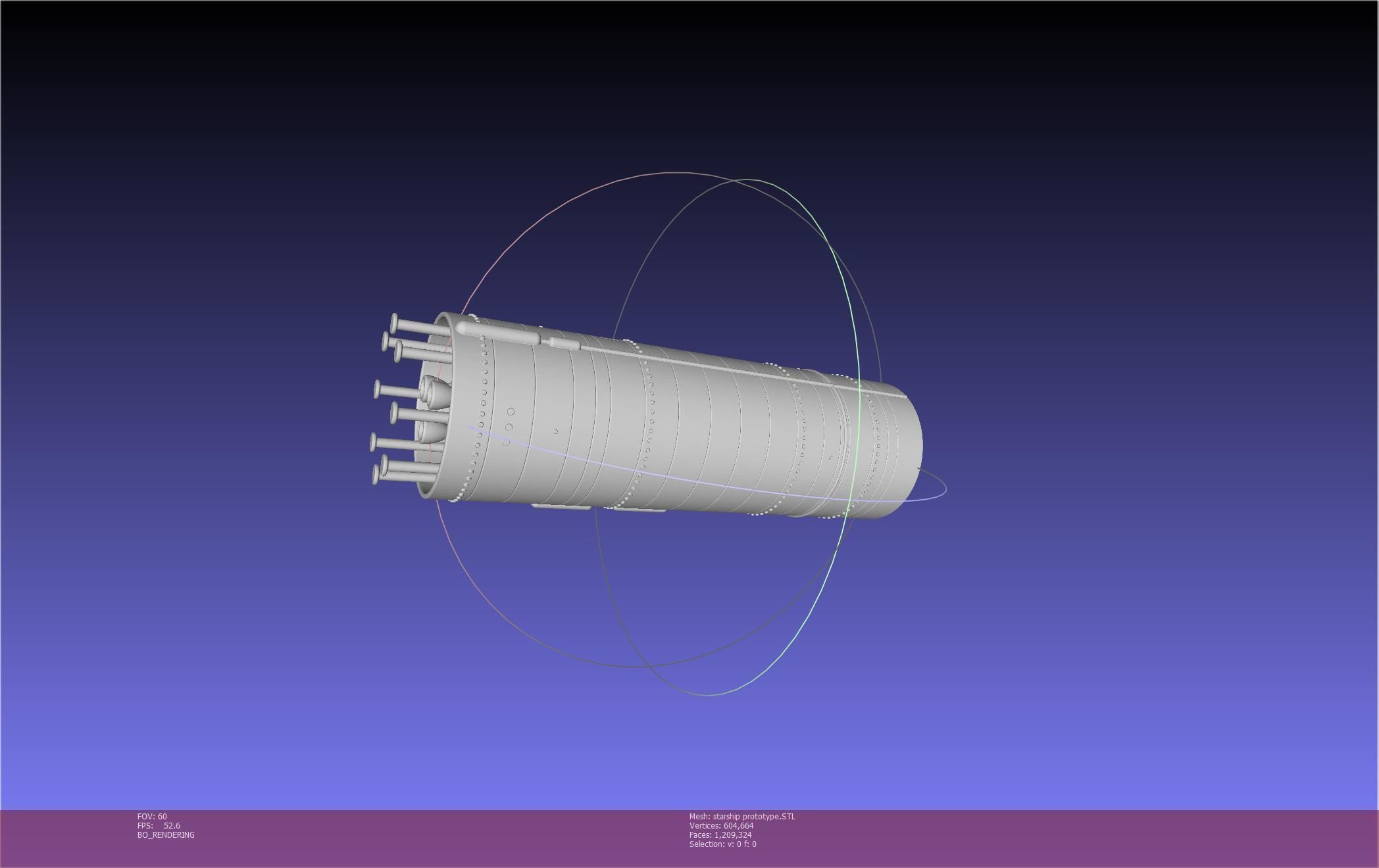 Space X Starship Experimental Prototypes Rough Printable Model 3D print model_16