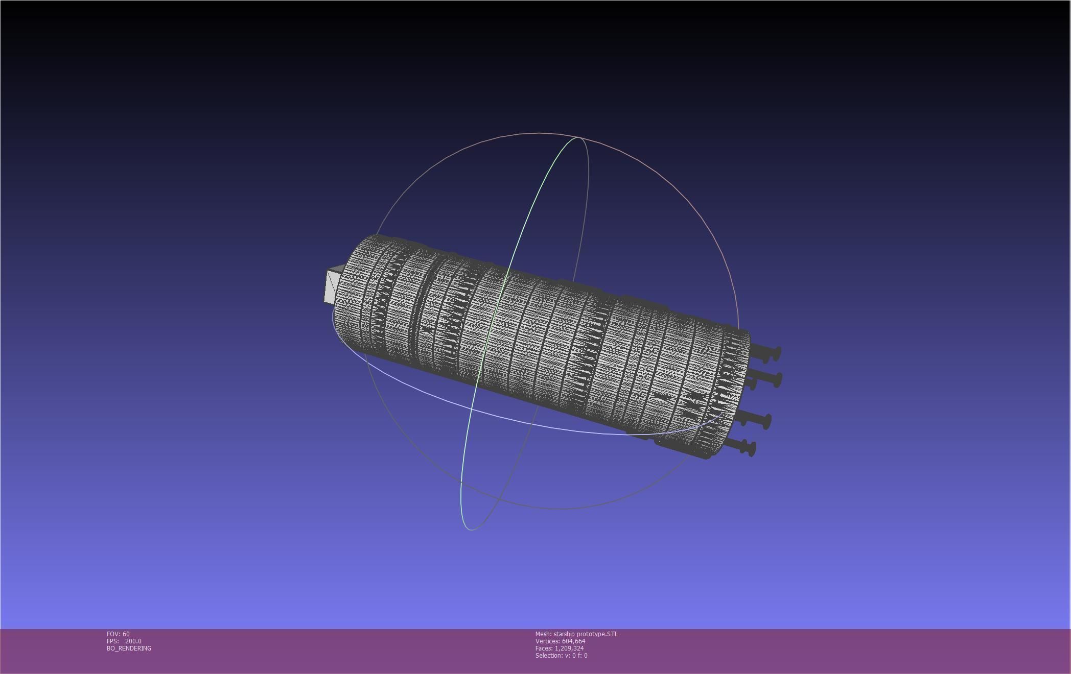 Space X Starship Experimental Prototypes Rough Printable Model 3D print model_85