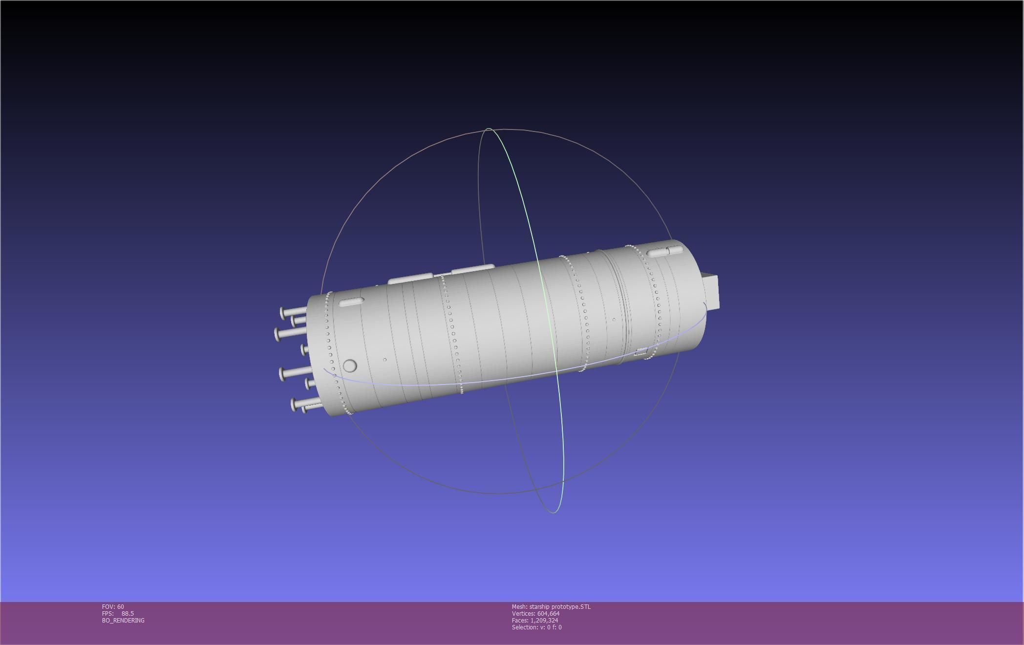Space X Starship Experimental Prototypes Rough Printable Model 3D print model_22
