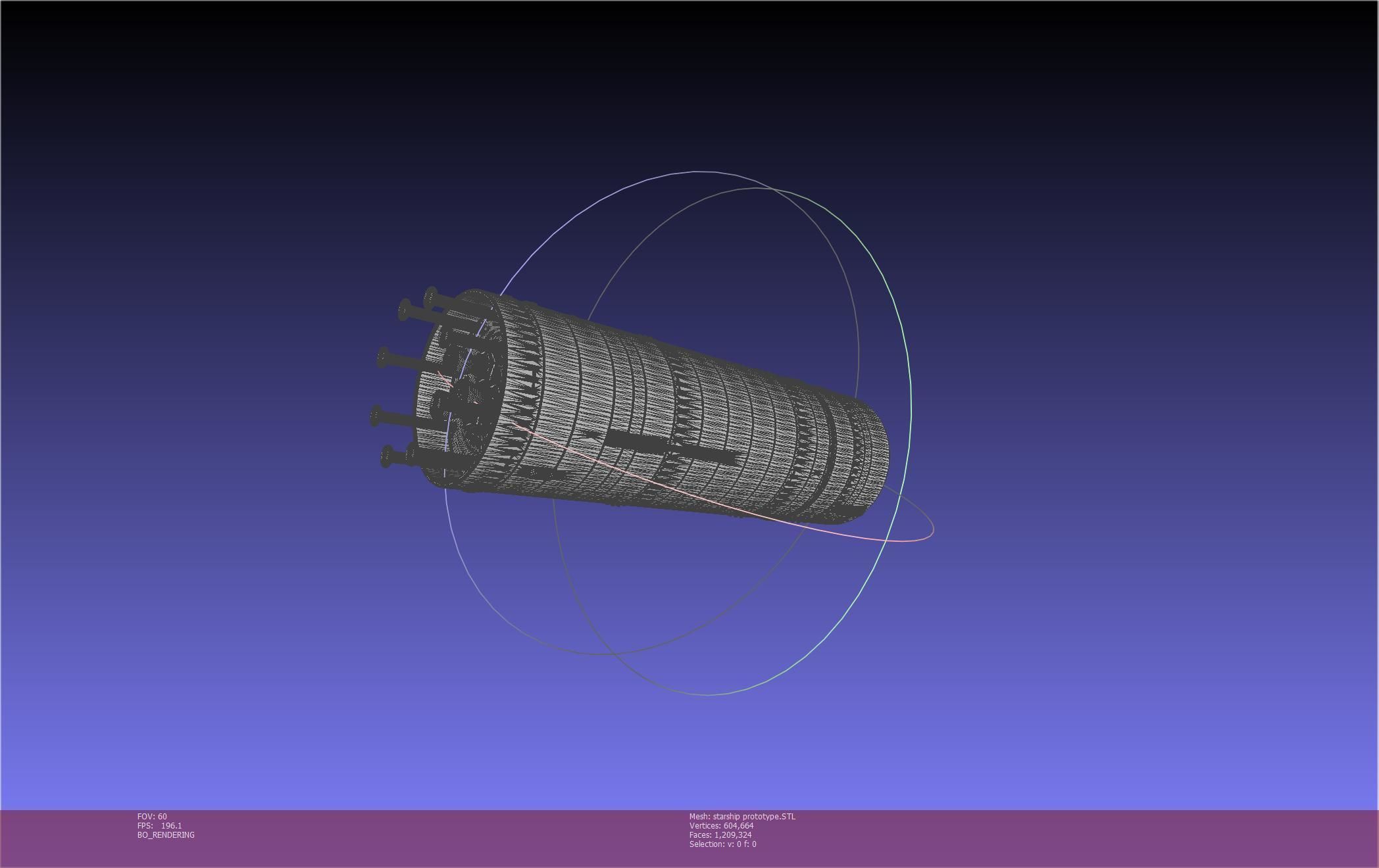 Space X Starship Experimental Prototypes Rough Printable Model 3D print model_101