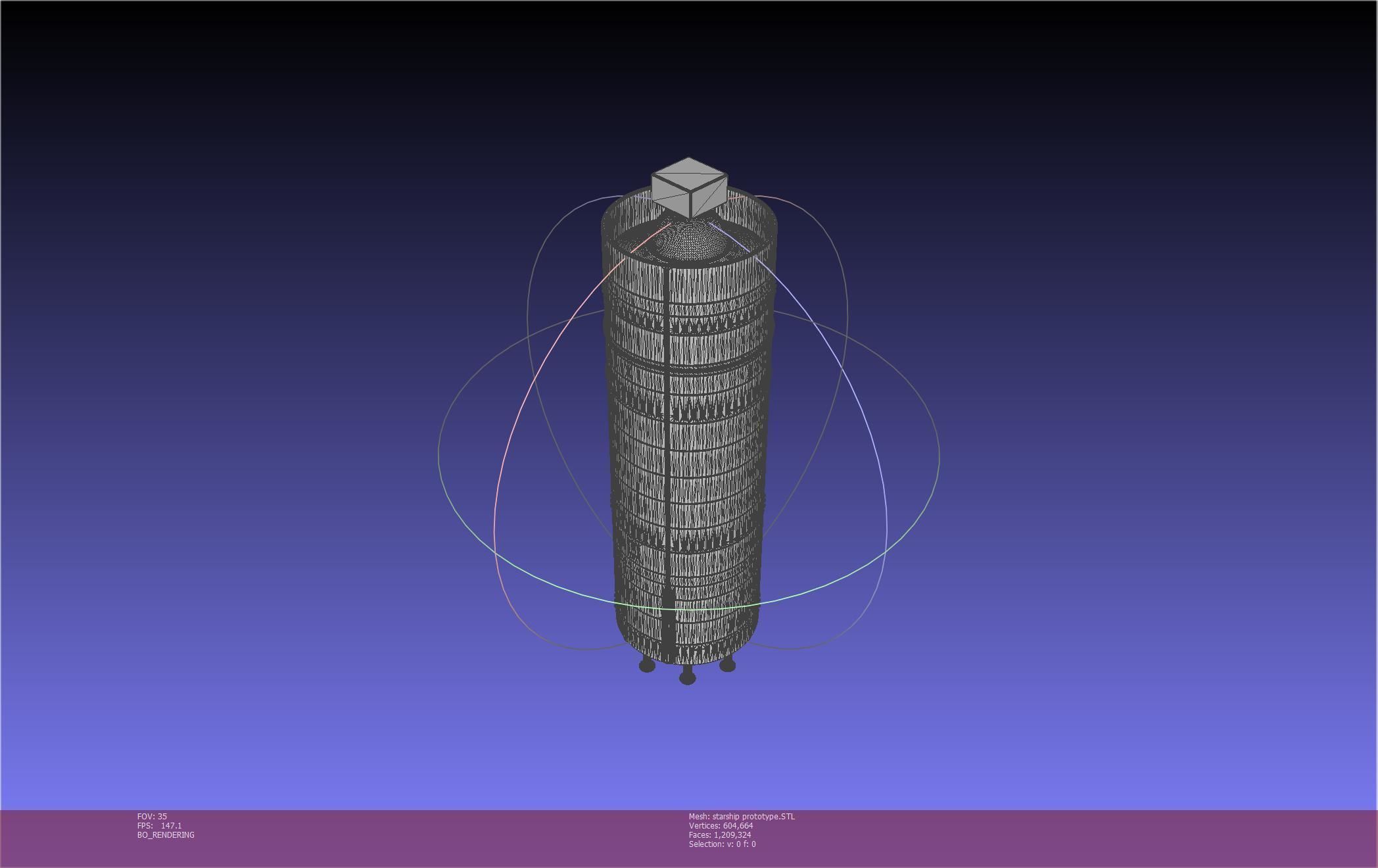 Space X Starship Experimental Prototypes Rough Printable Model 3D print model_106