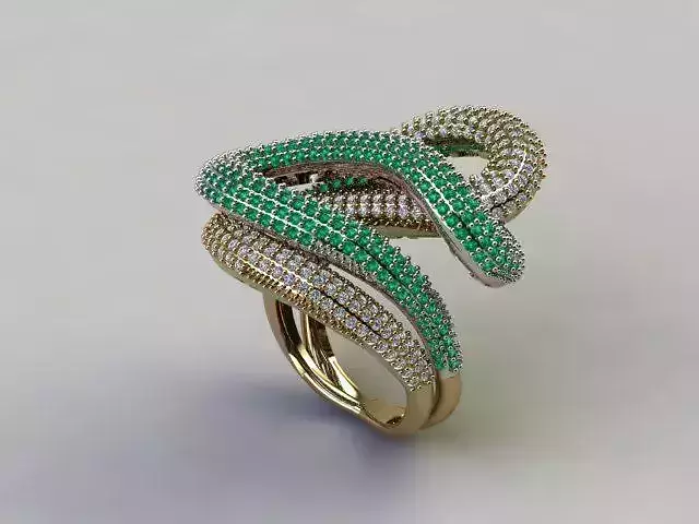 twisted diamond ring r00023