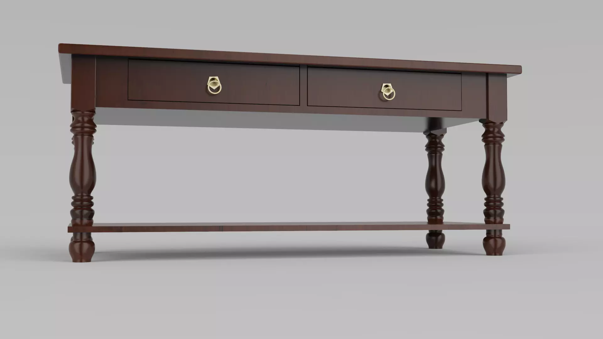 Classic table design  3D model_0