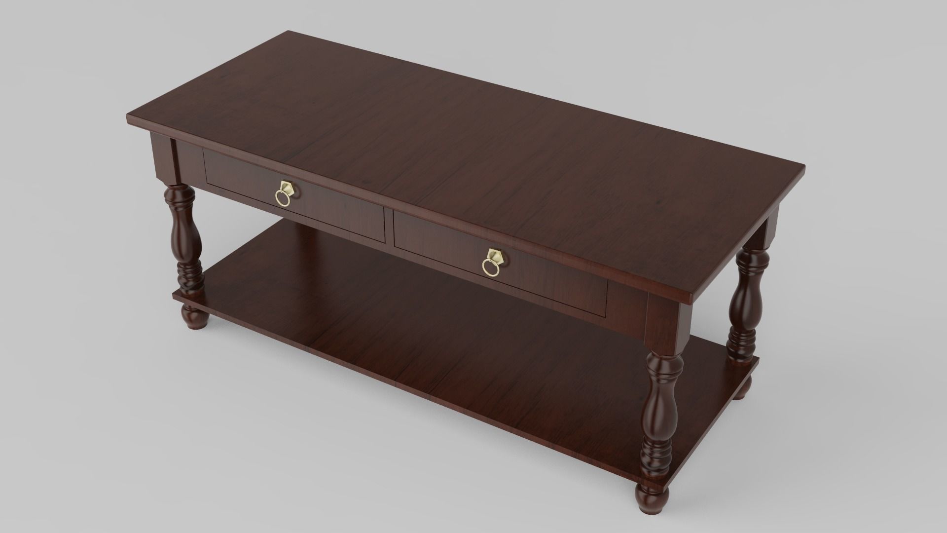 Classic table design  3D model_1
