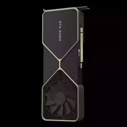 RTX 3080  3D model