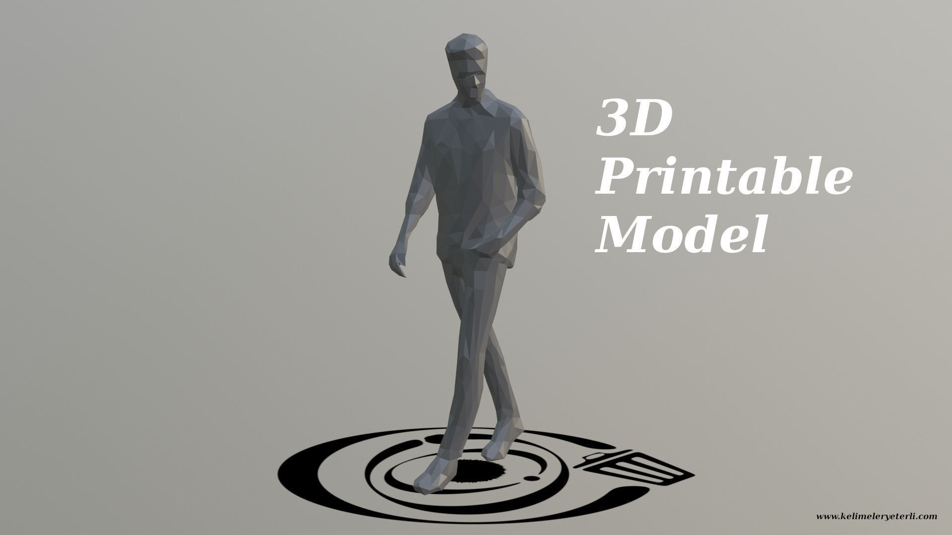 Human 061 LP R Low-poly 3D model_4