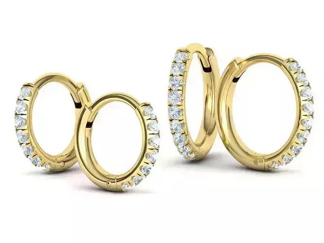 Two Hoop Earrings Collection with discount 