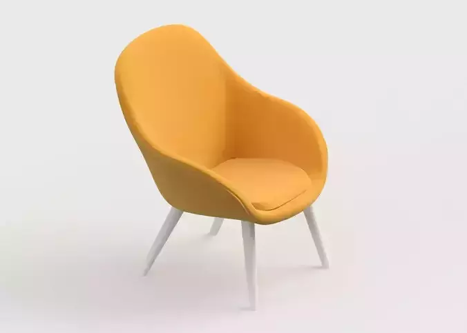 armchair modern 44 3D model