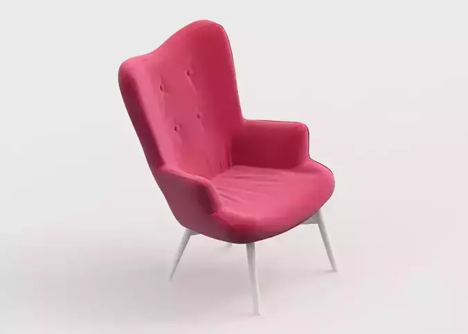 armchair modern 45 3D model