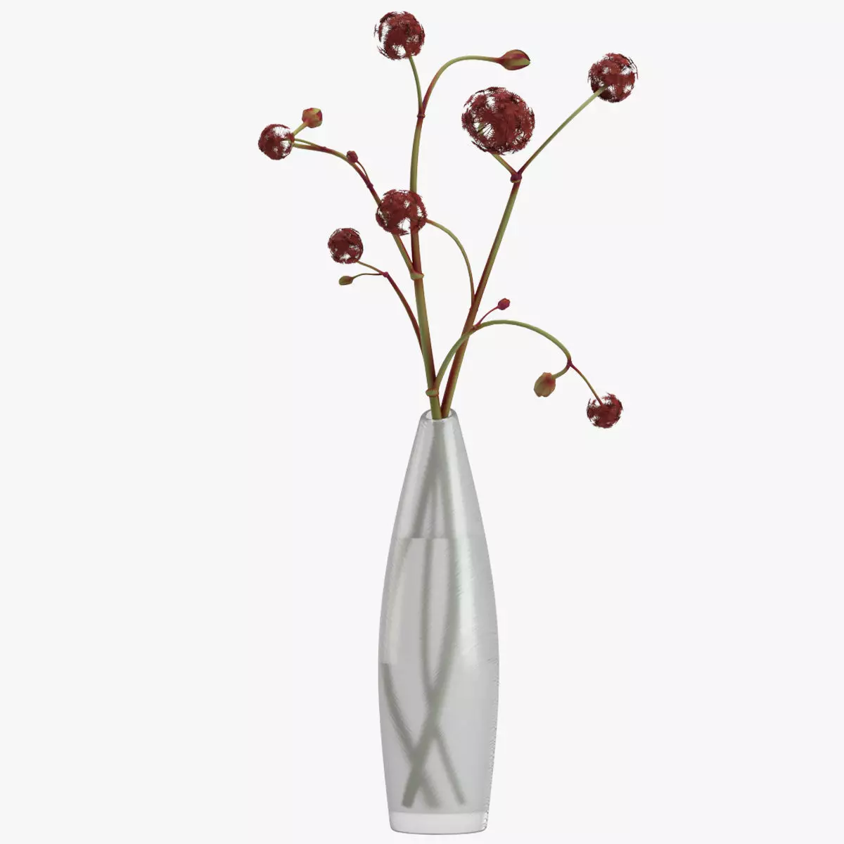 Decoration 29 Vase with flowers 3D model