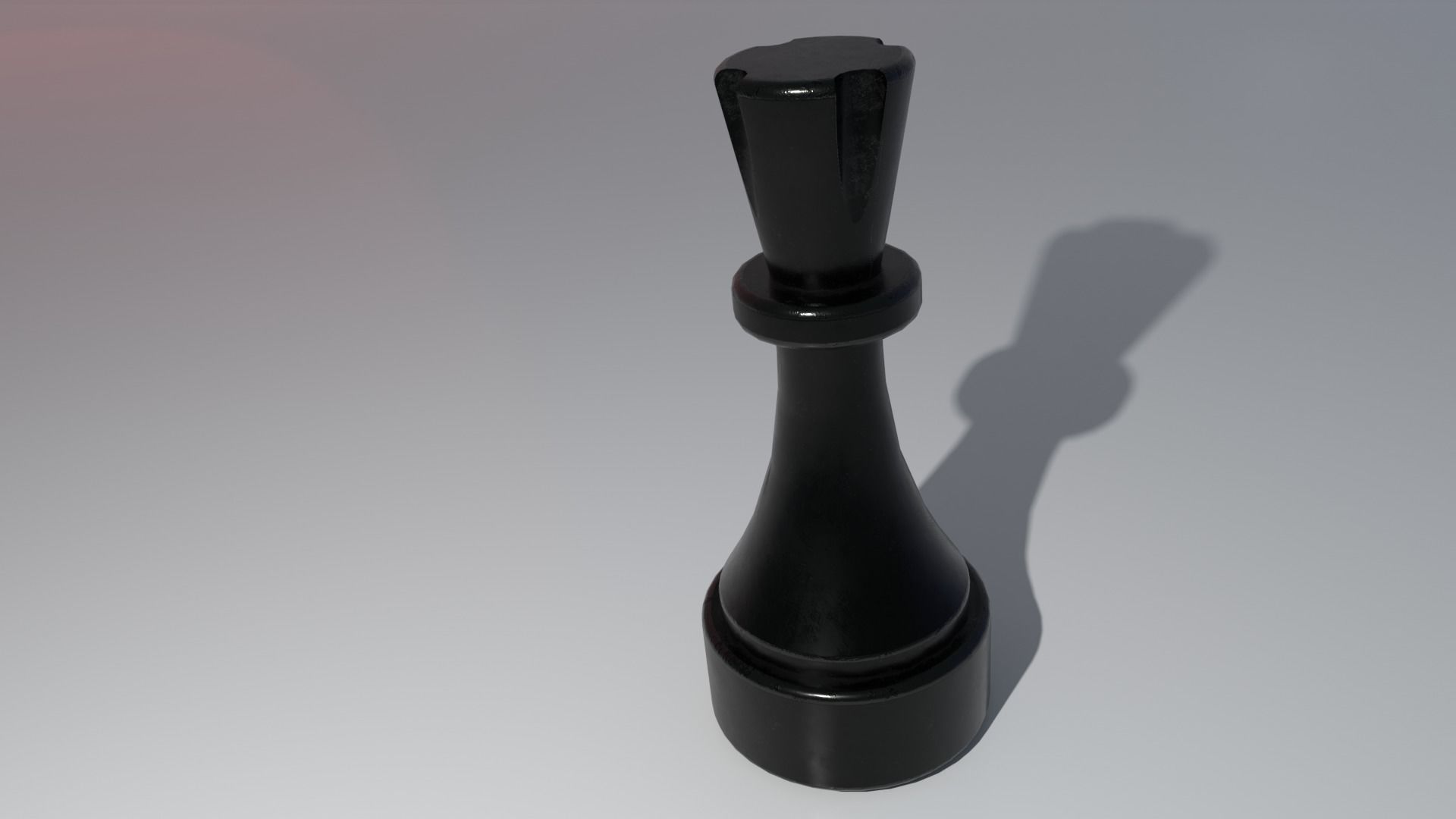 Chessboard Game  Low-poly 3D model_6