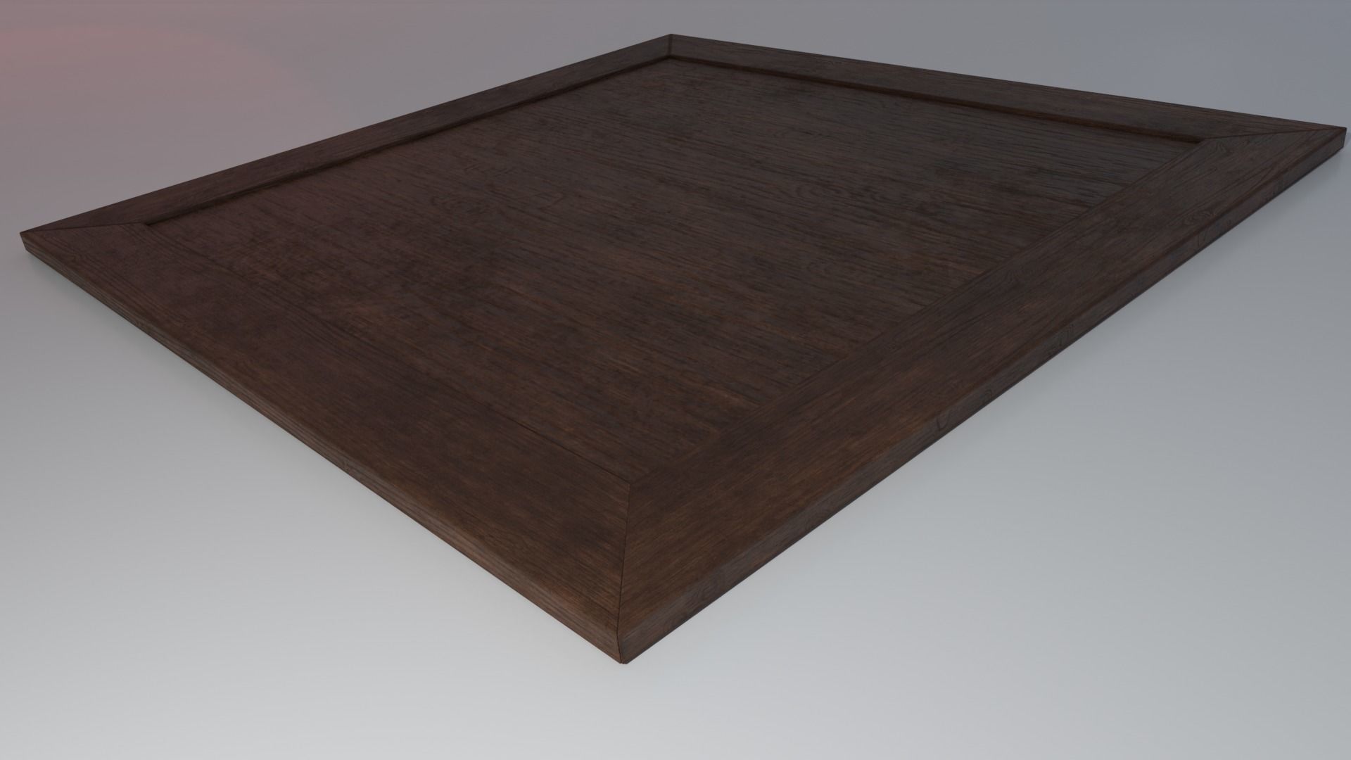 Chessboard Game  Low-poly 3D model_3