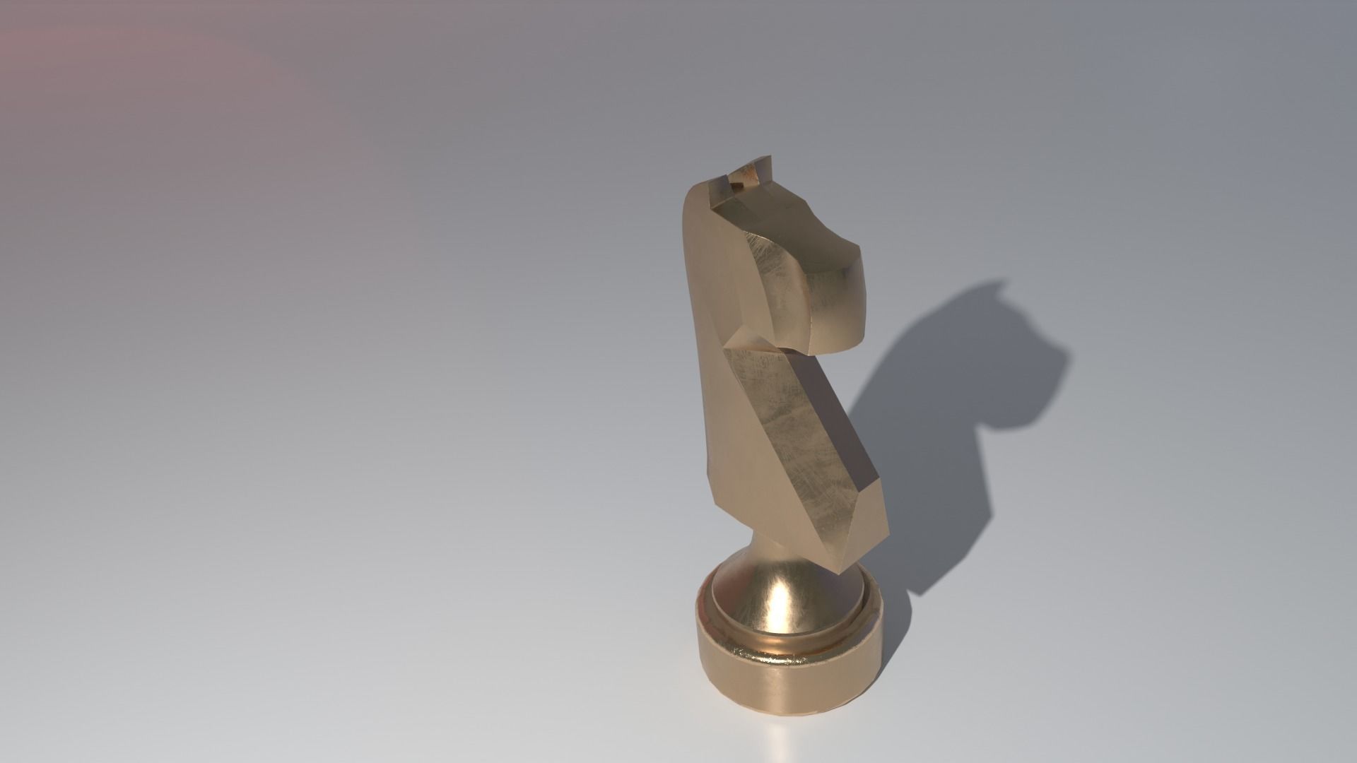 Chessboard Game  Low-poly 3D model_11