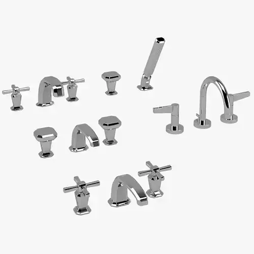 Symmons Four Taps 3D model