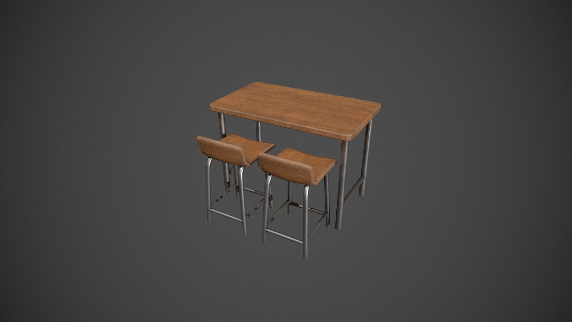 Breakfast Bar - Texture Variations  Low-poly 3D model_80