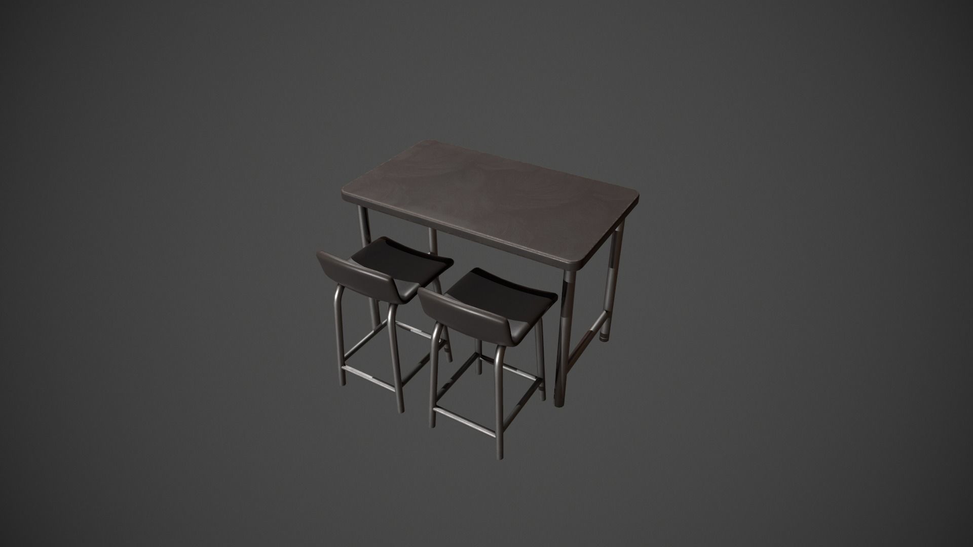 Breakfast Bar - Texture Variations  Low-poly 3D model_37