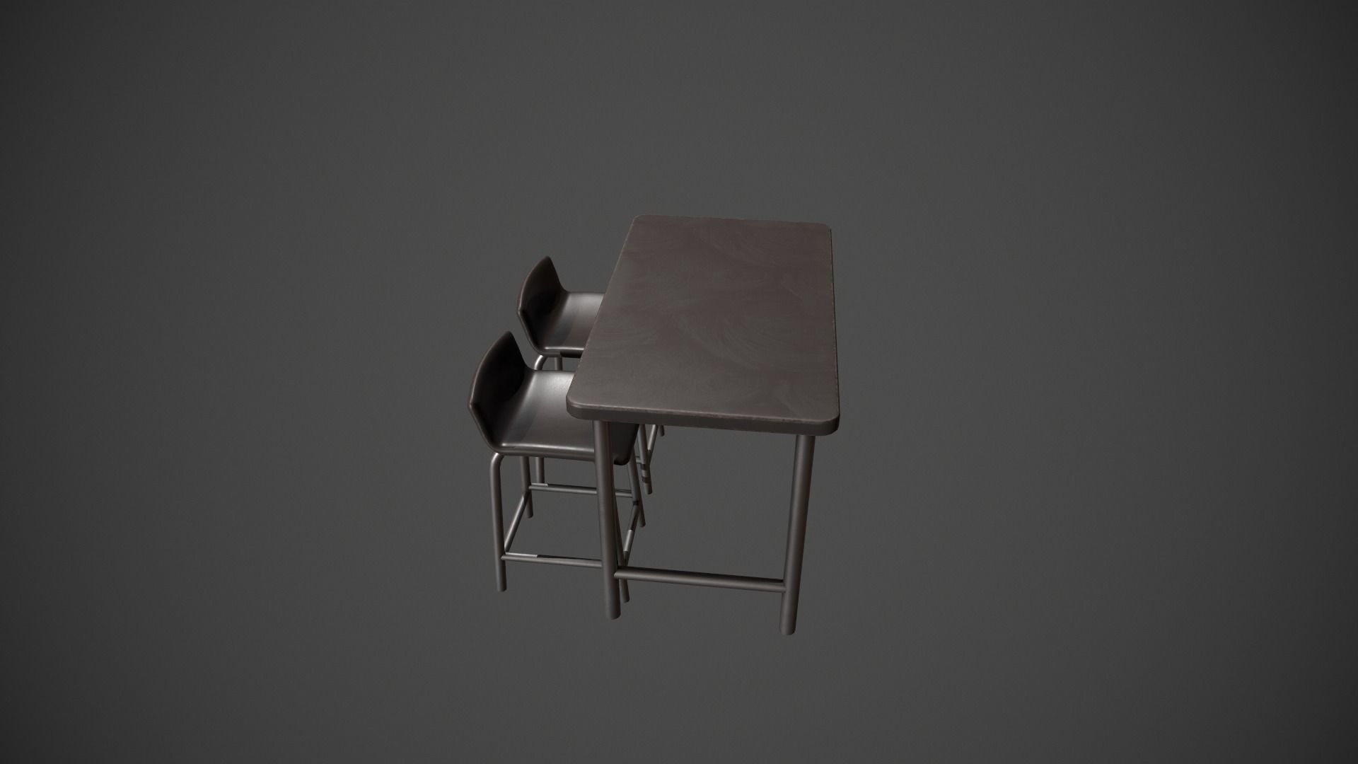 Breakfast Bar - Texture Variations  Low-poly 3D model_31