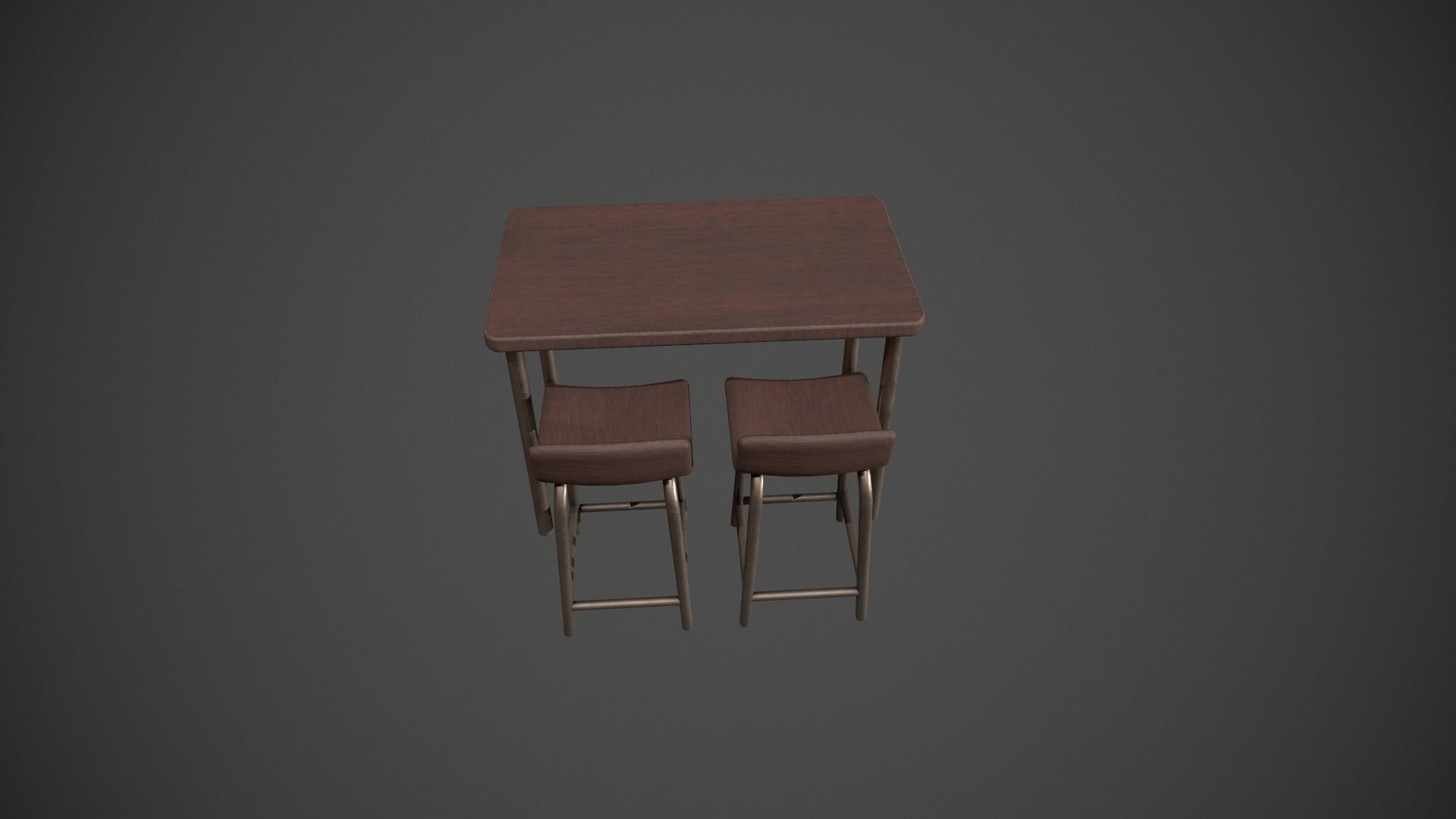 Breakfast Bar - Texture Variations  Low-poly 3D model_49