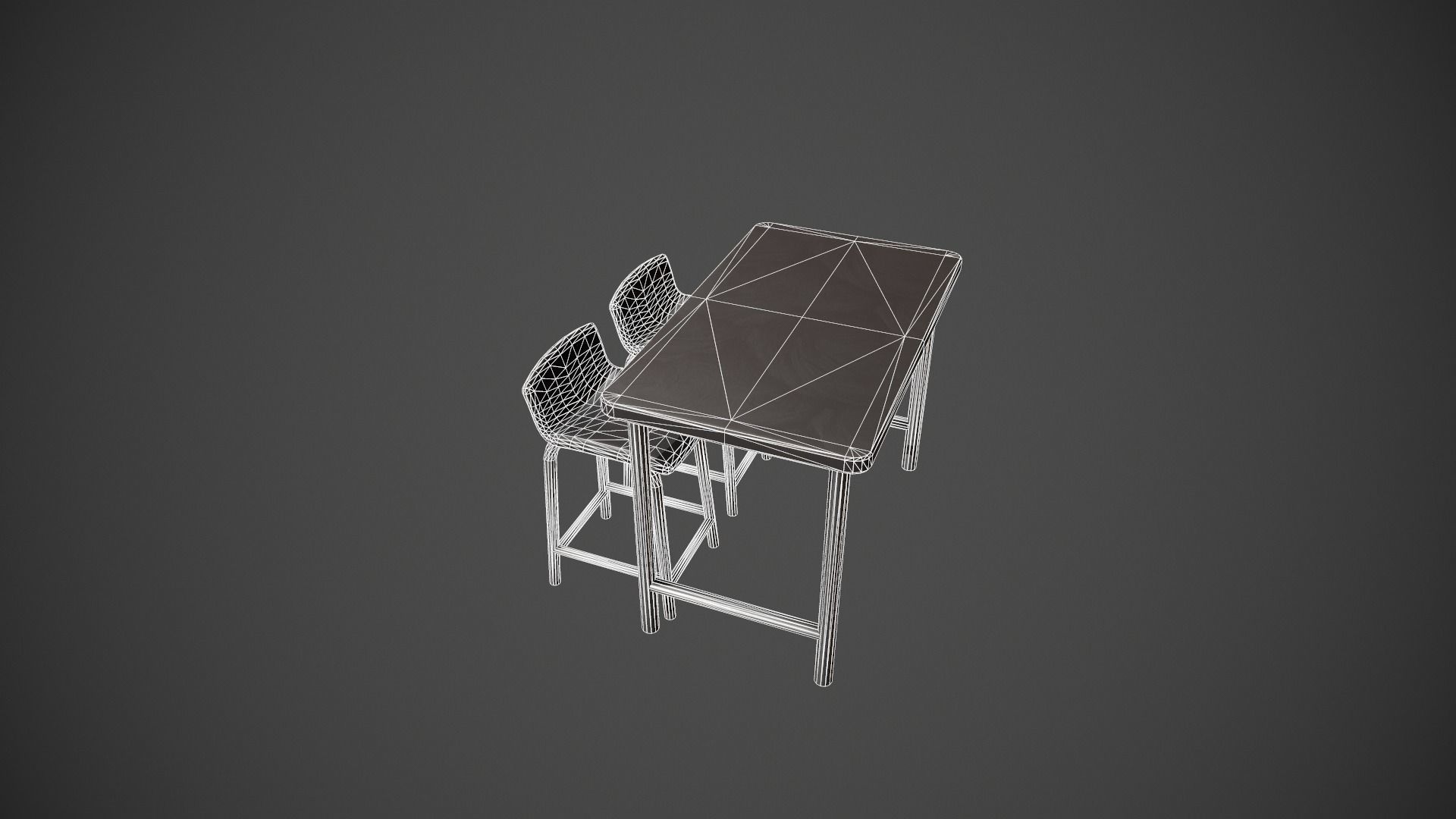 Breakfast Bar - Texture Variations  Low-poly 3D model_40