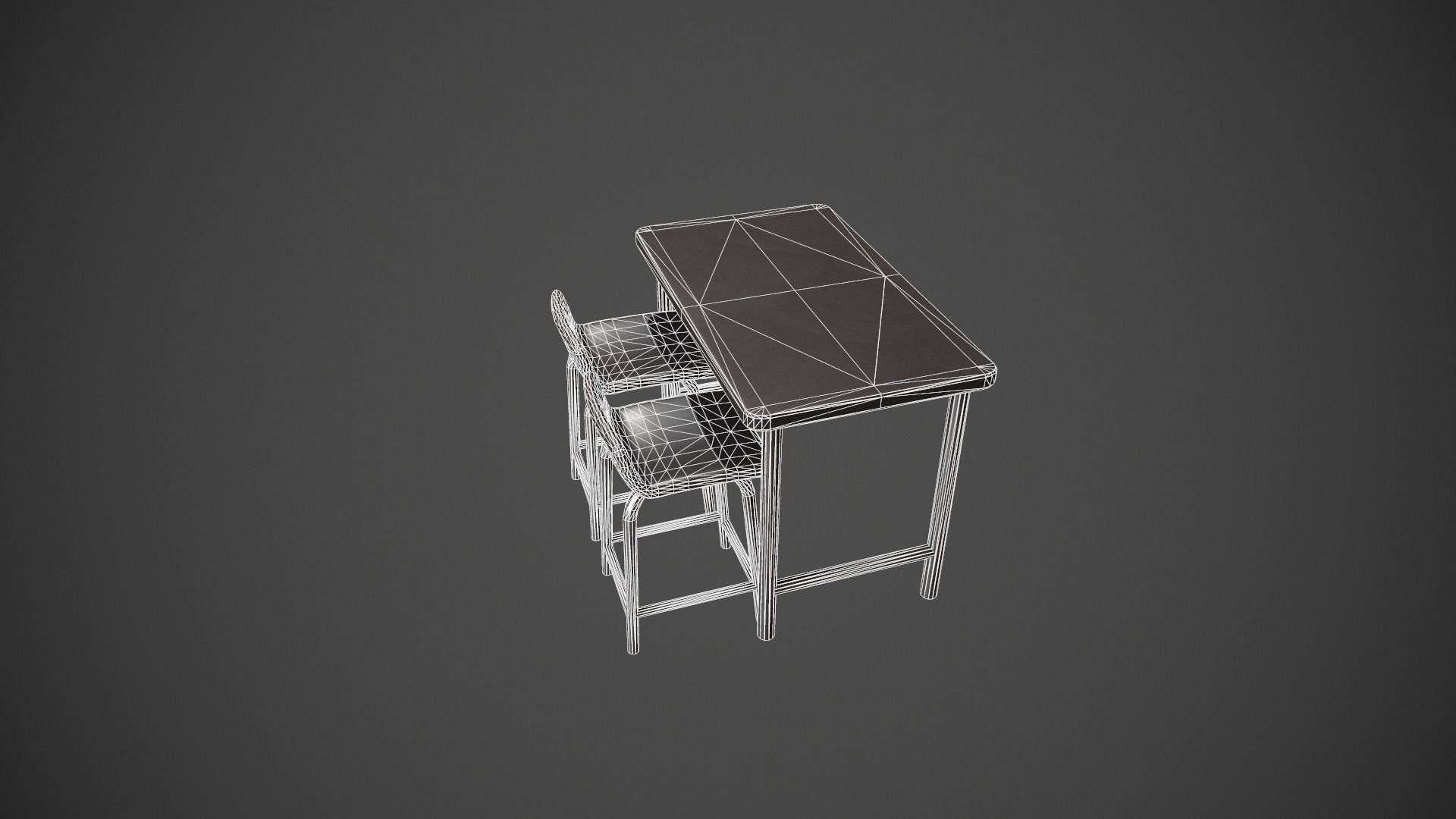 Breakfast Bar - Texture Variations  Low-poly 3D model_39