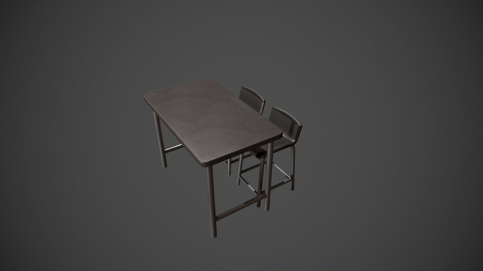 Breakfast Bar - Texture Variations  Low-poly 3D model_34