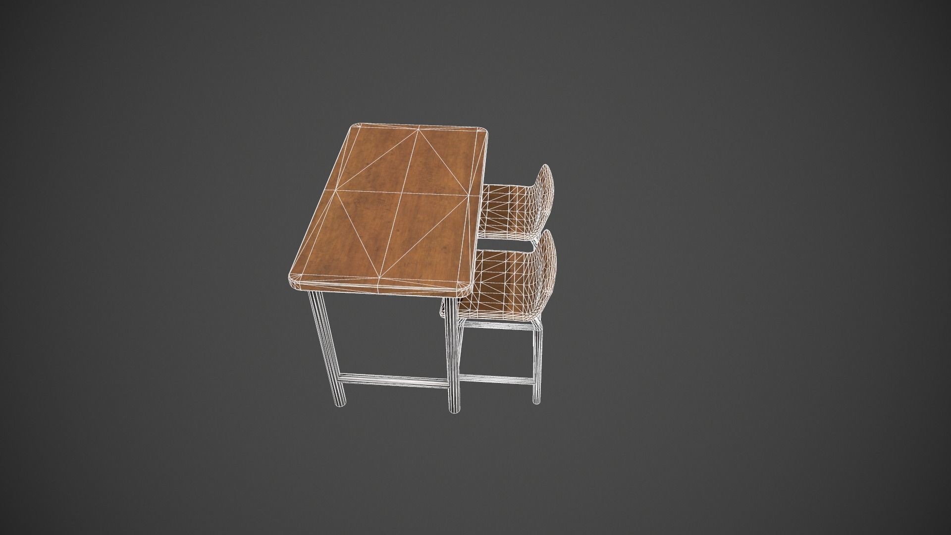 Breakfast Bar - Texture Variations  Low-poly 3D model_94