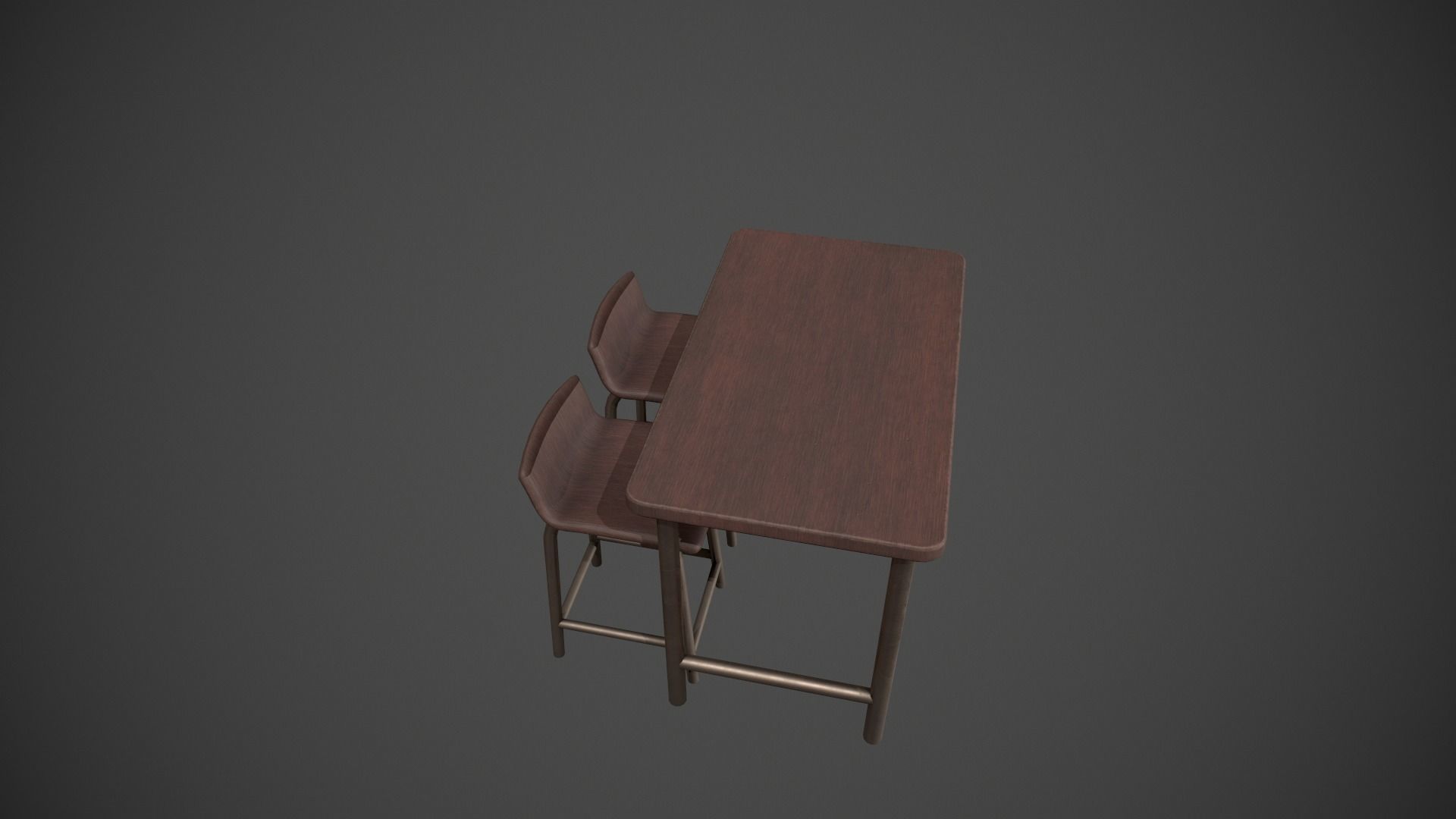 Breakfast Bar - Texture Variations  Low-poly 3D model_53