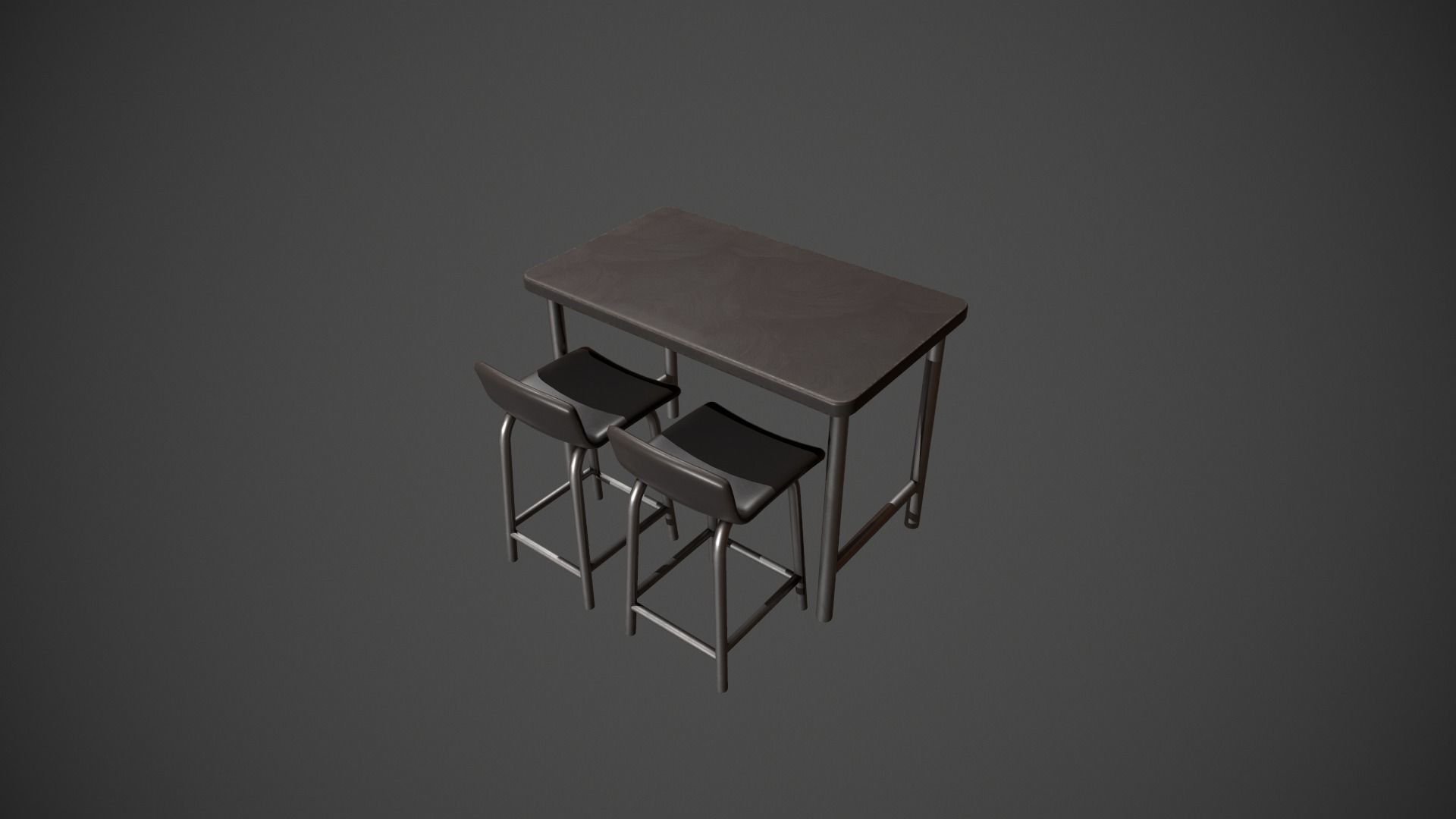 Breakfast Bar - Texture Variations  Low-poly 3D model_29