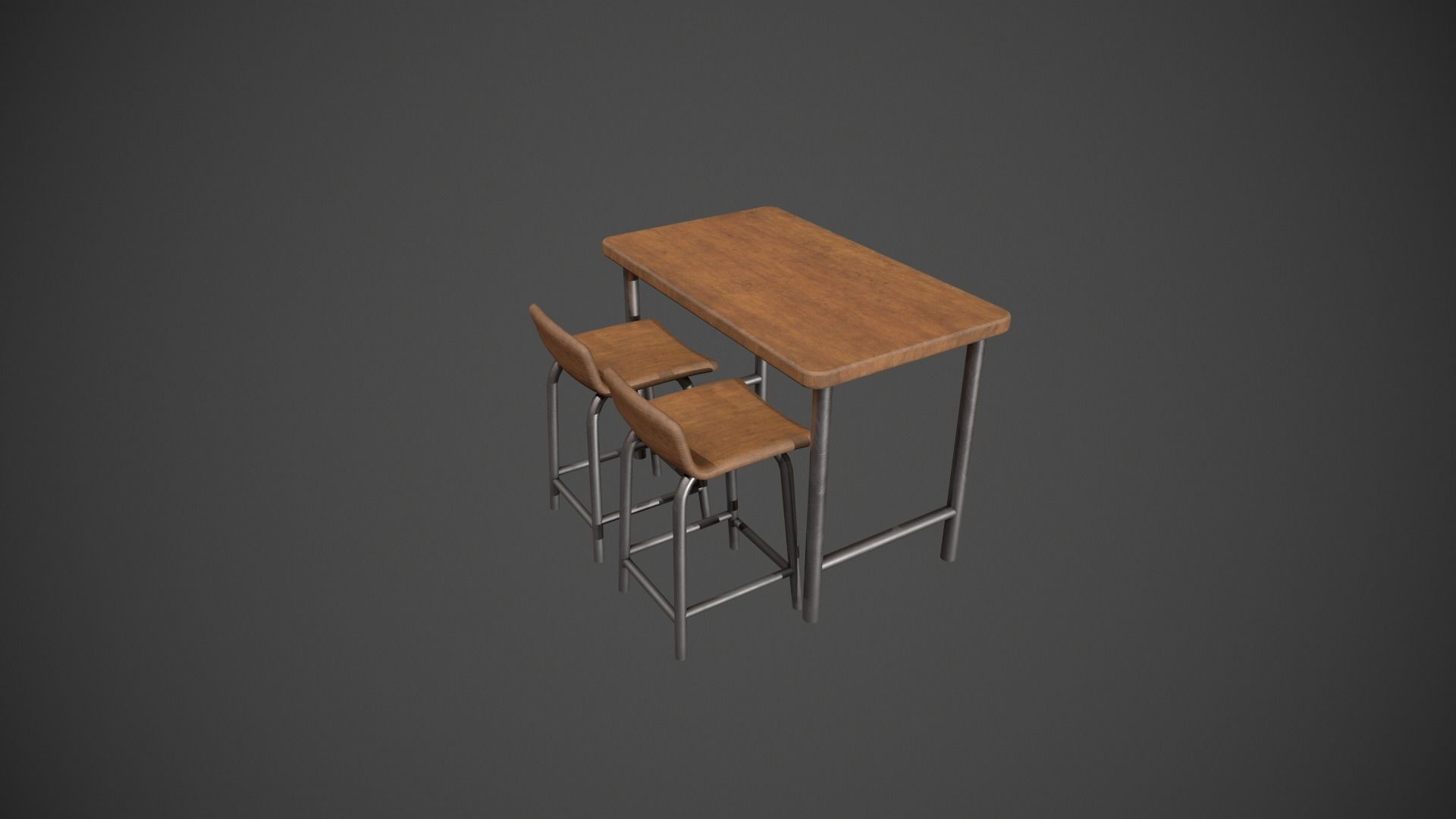 Breakfast Bar - Texture Variations  Low-poly 3D model_89