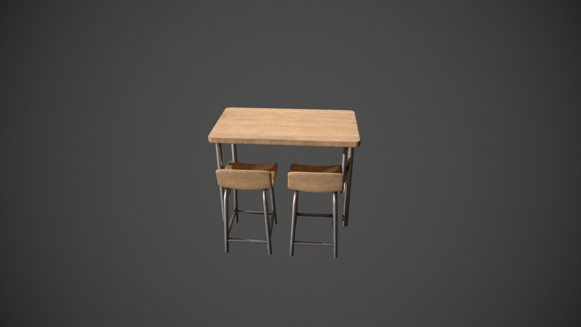 Breakfast Bar - Texture Variations  Low-poly 3D model_15