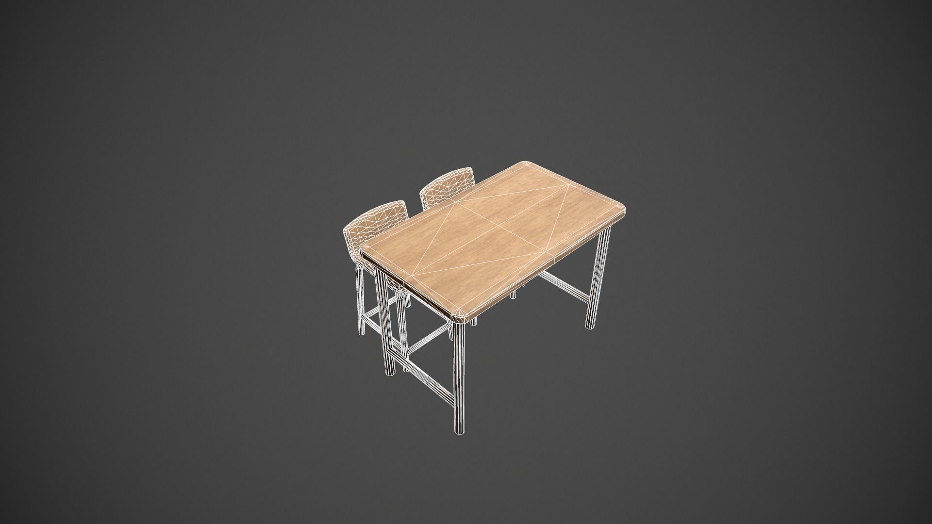 Breakfast Bar - Texture Variations  Low-poly 3D model_26