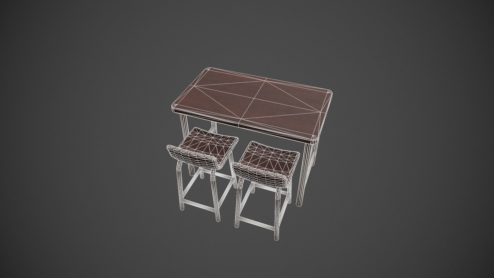 Breakfast Bar - Texture Variations  Low-poly 3D model_61