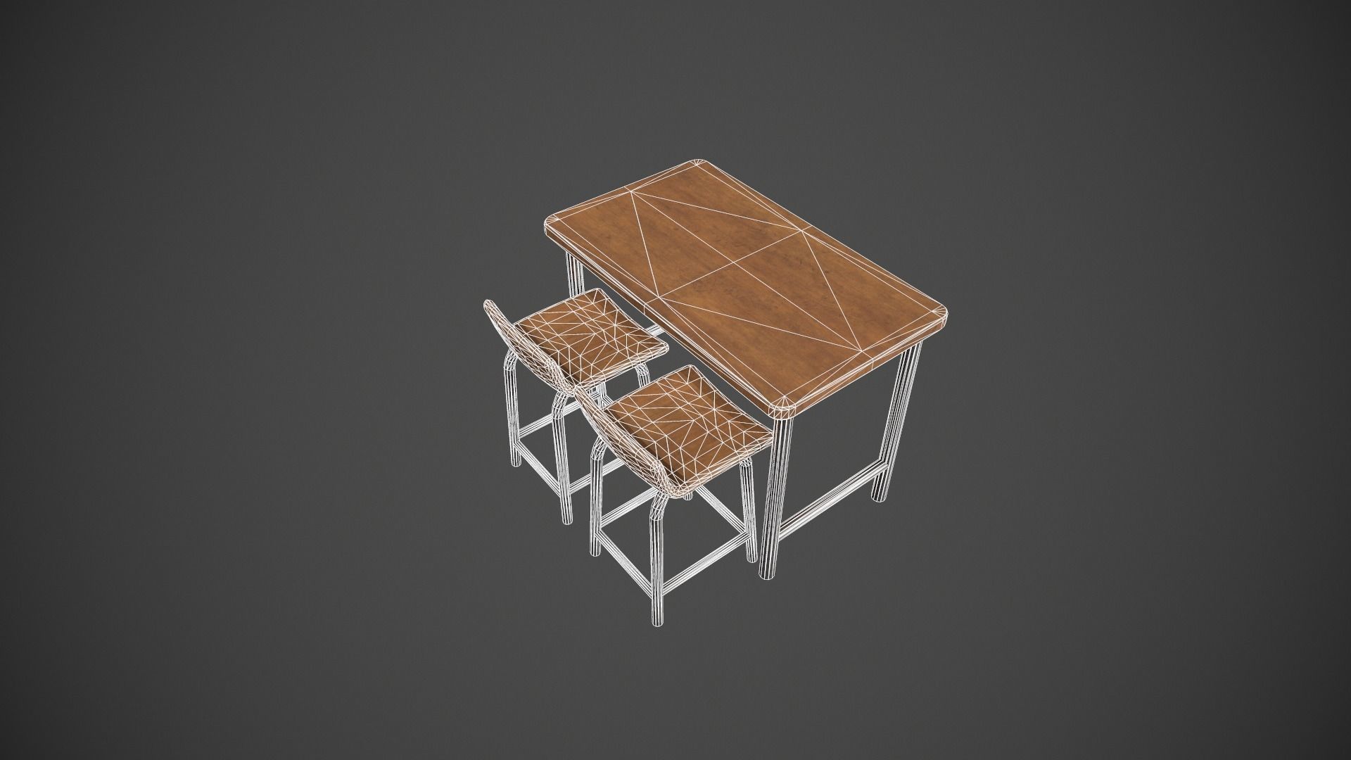 Breakfast Bar - Texture Variations  Low-poly 3D model_96