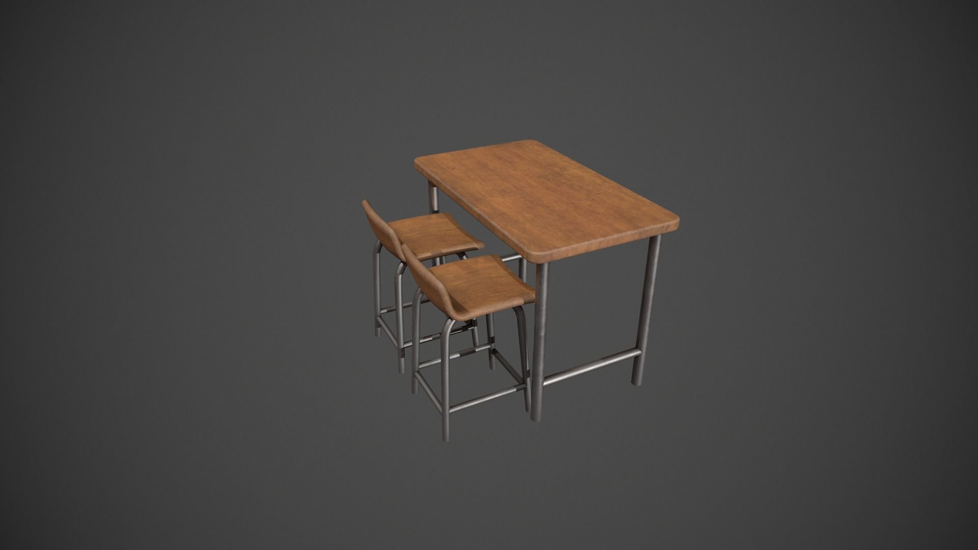 Breakfast Bar - Texture Variations  Low-poly 3D model_81