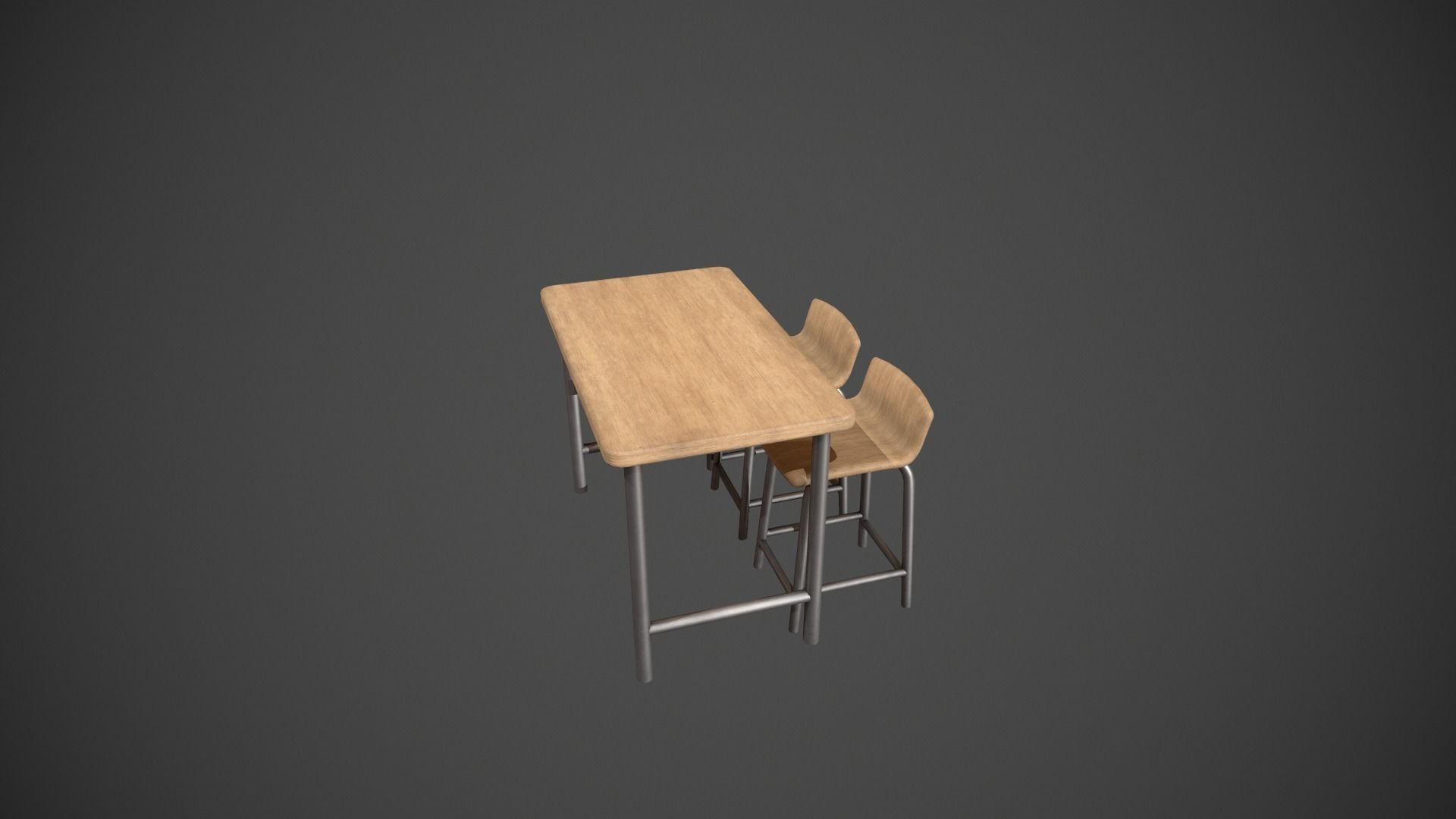 Breakfast Bar - Texture Variations  Low-poly 3D model_17