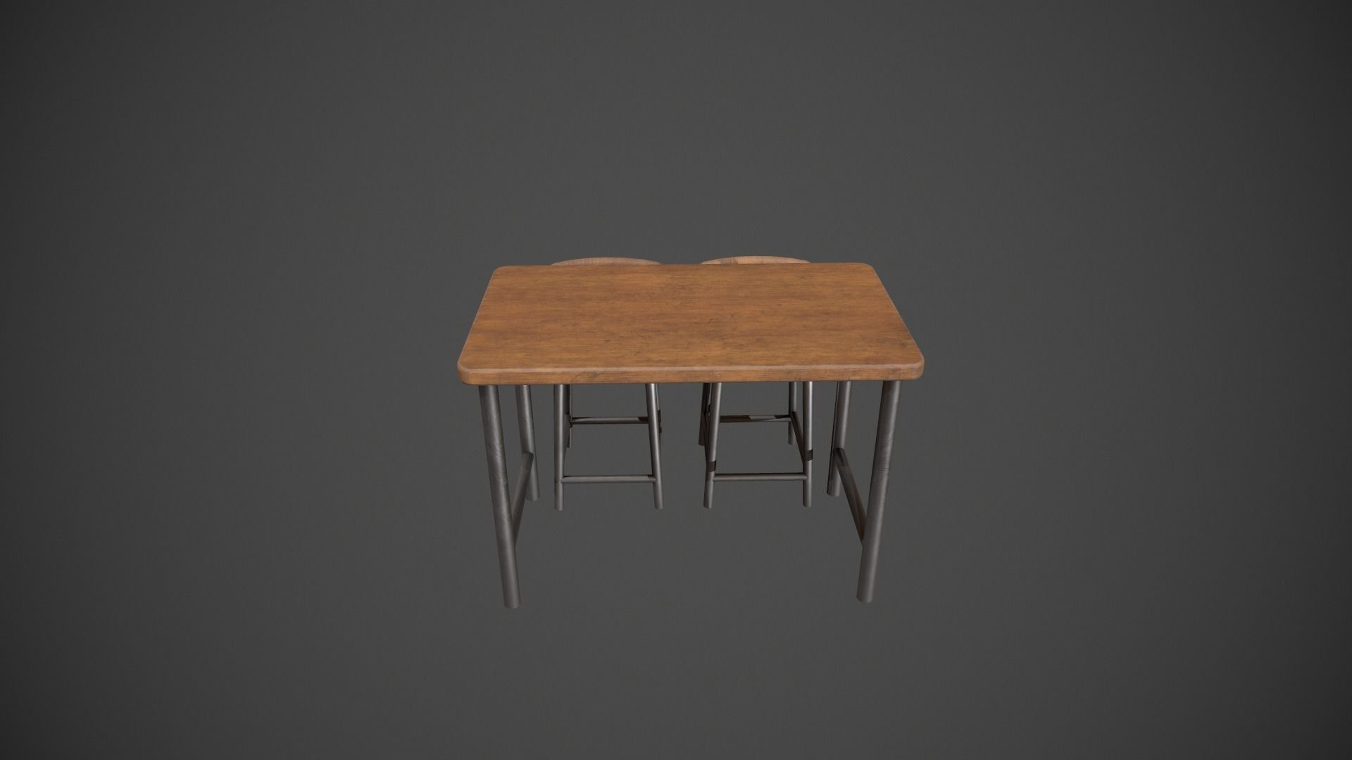 Breakfast Bar - Texture Variations  Low-poly 3D model_84