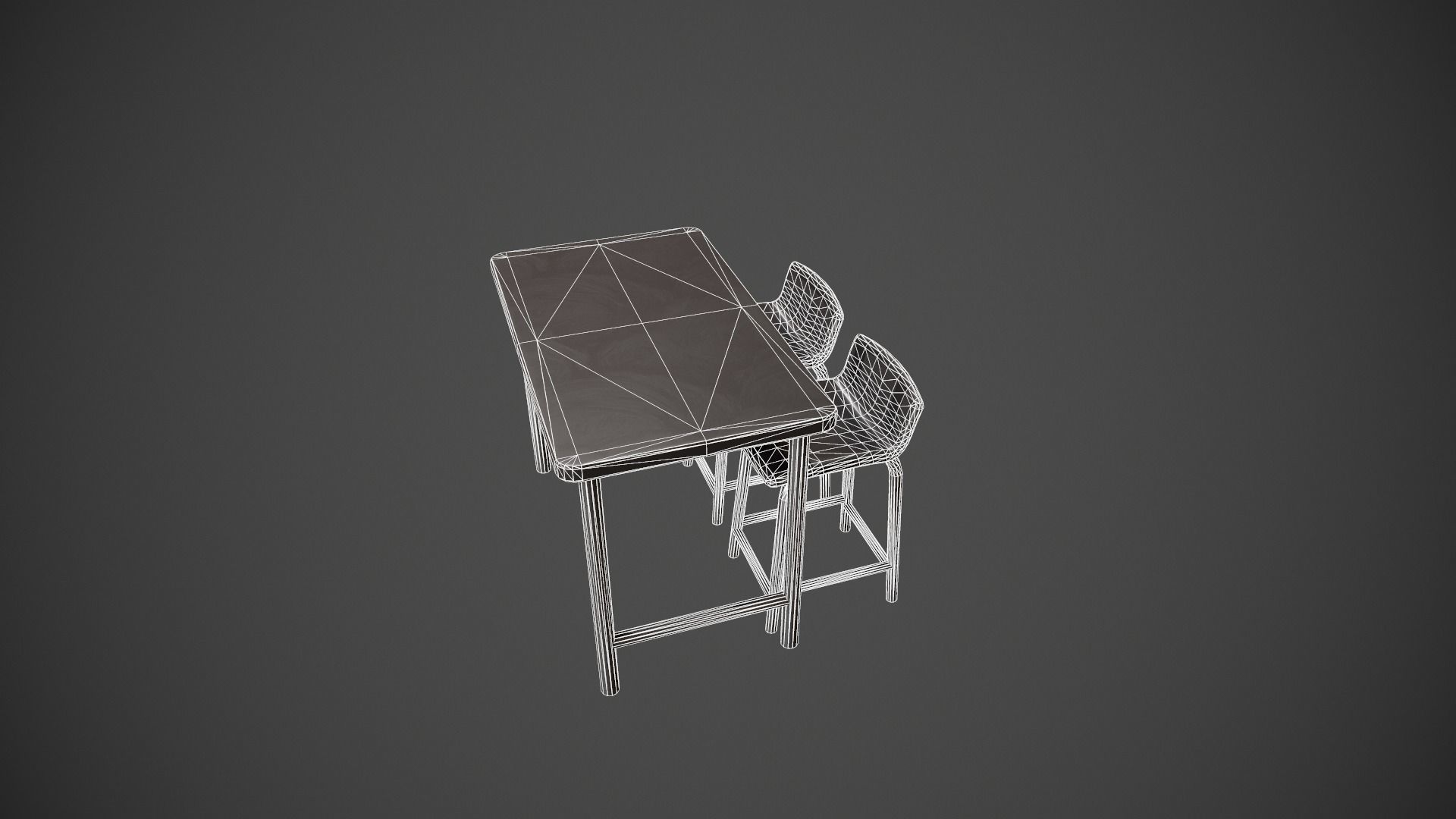 Breakfast Bar - Texture Variations  Low-poly 3D model_43