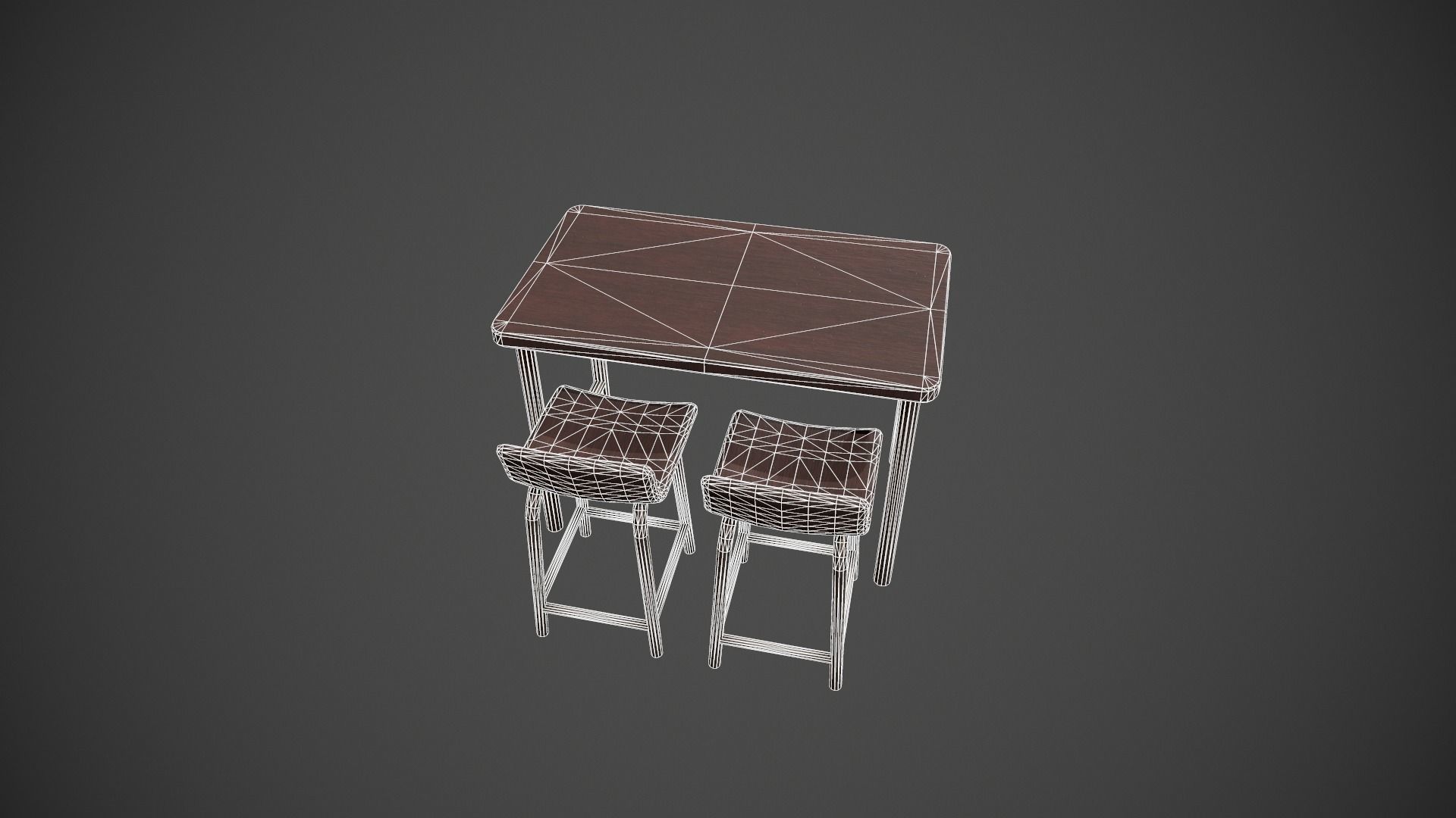 Breakfast Bar - Texture Variations  Low-poly 3D model_56