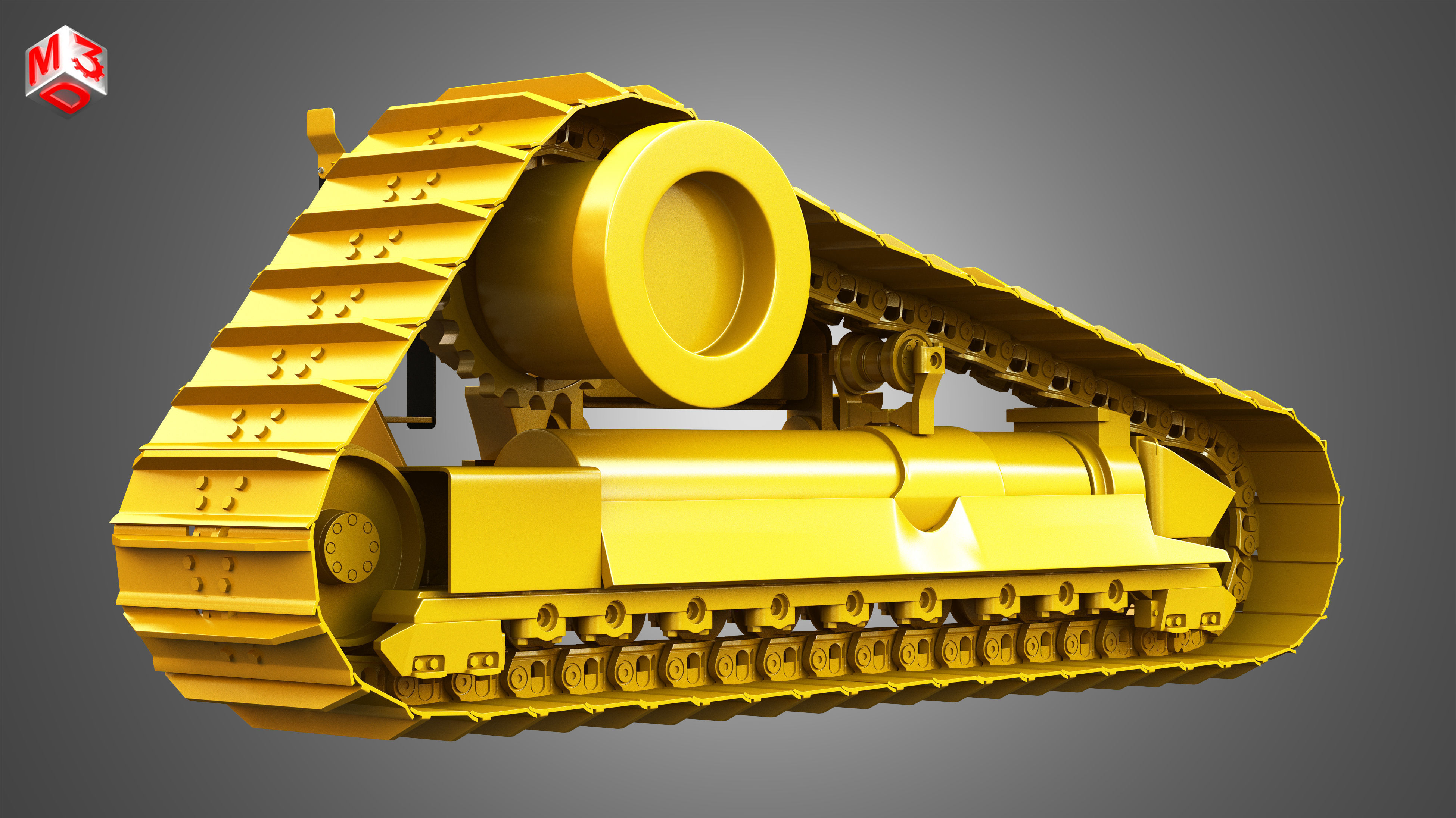 Crawler System - PL83 Pipelayer 3D model_3