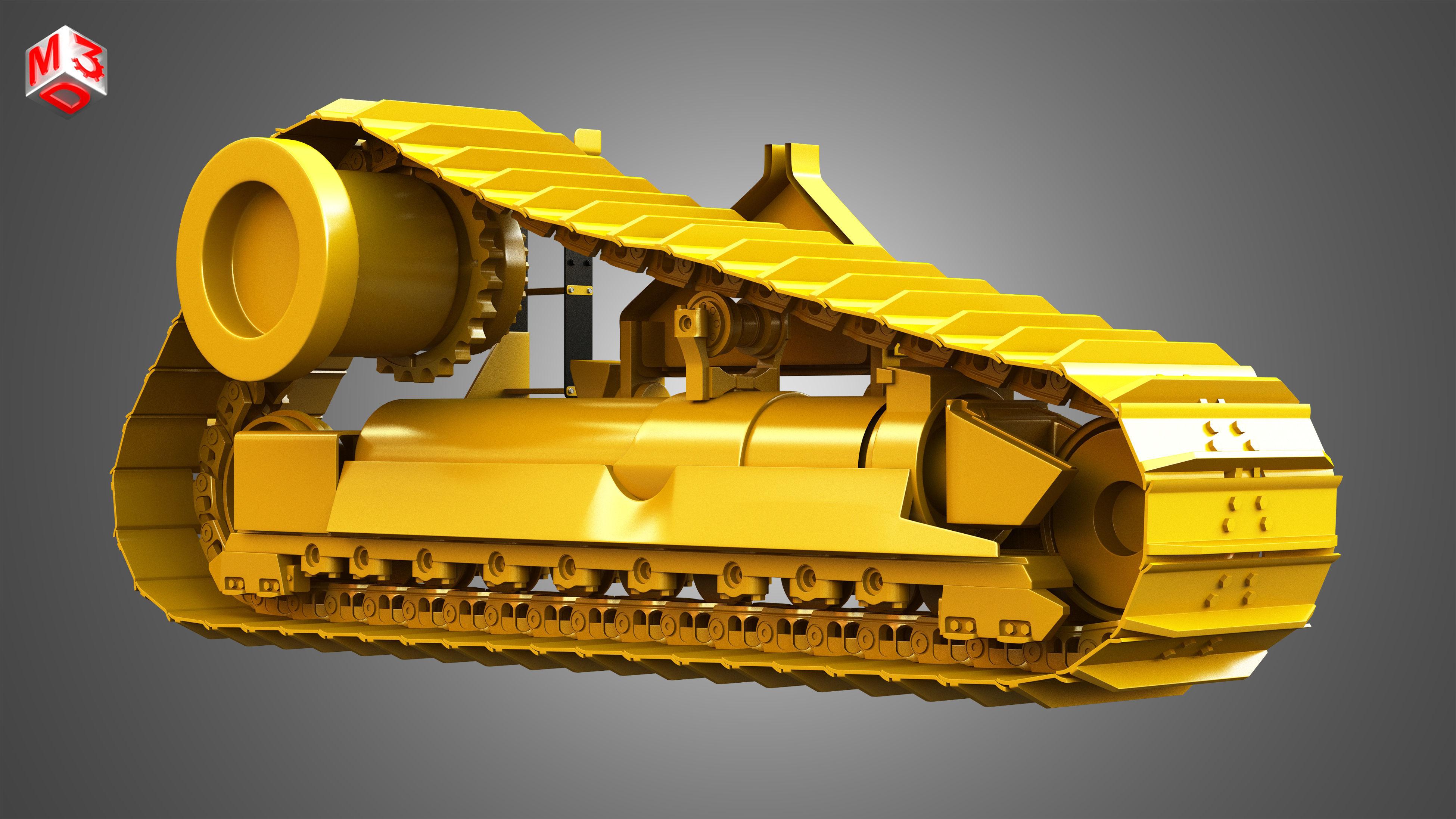 Crawler System - PL83 Pipelayer 3D model_1