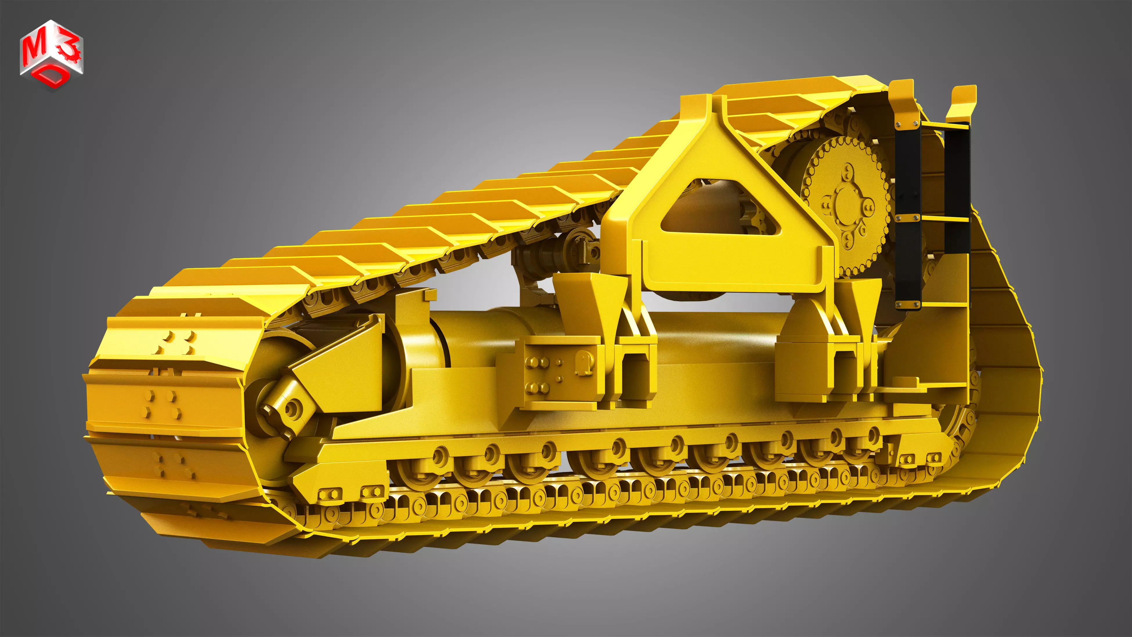 Crawler System - PL83 Pipelayer 3D model_0