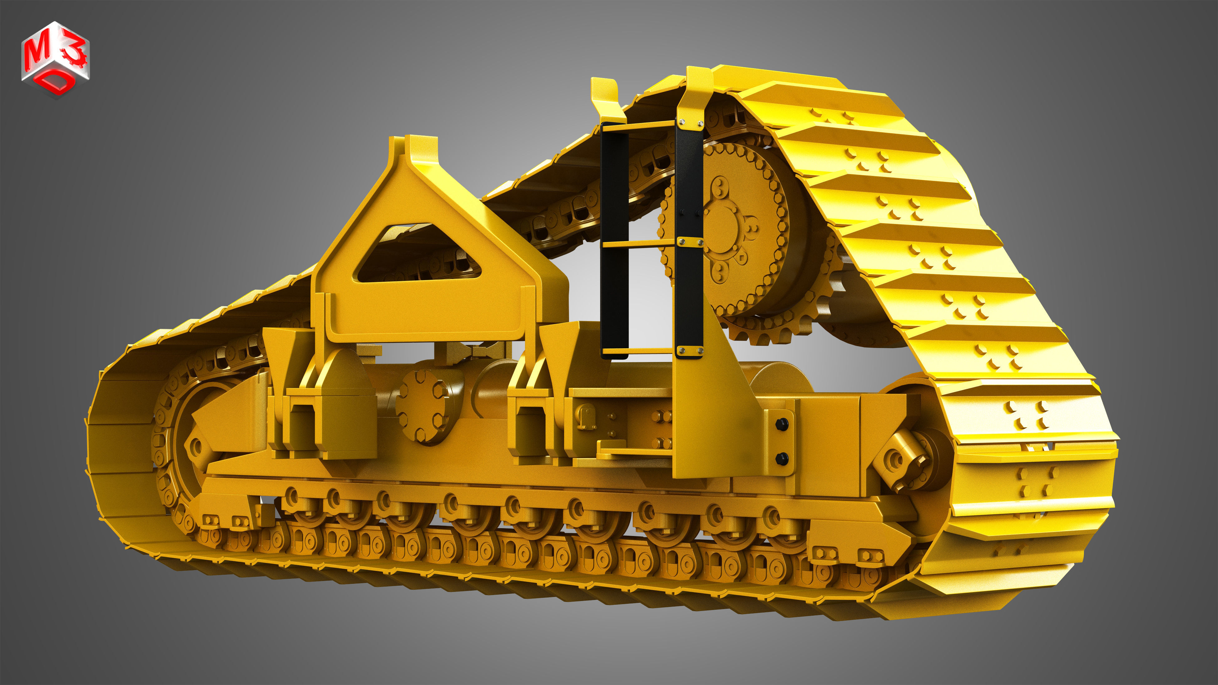 Crawler System - PL83 Pipelayer 3D model_2