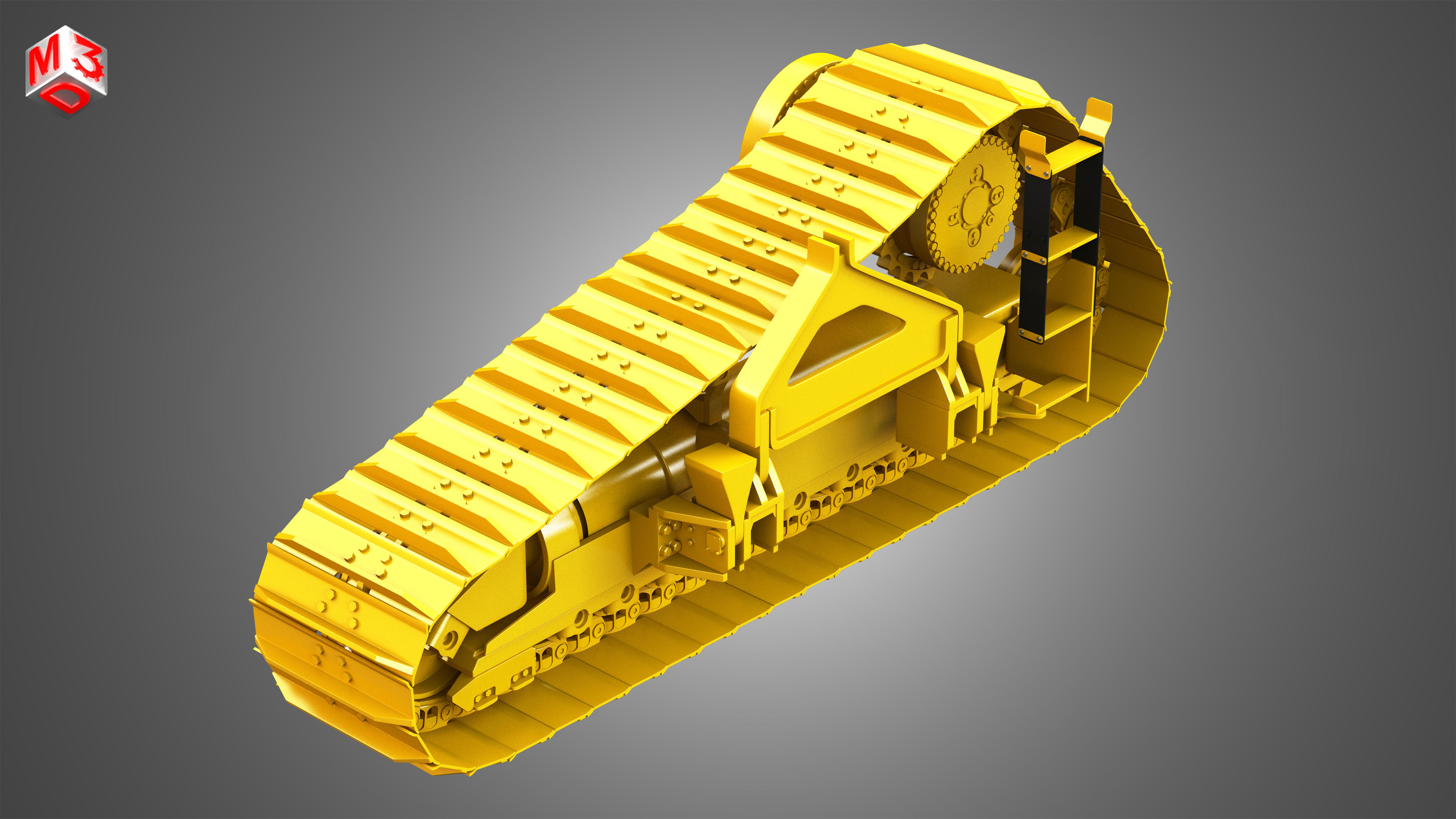 Crawler System - PL83 Pipelayer 3D model_4