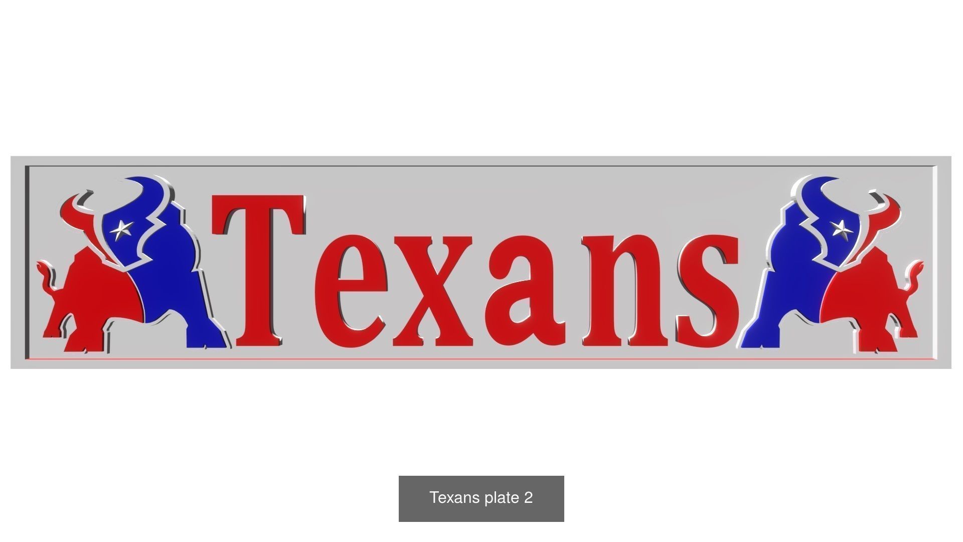 Texans houston logo 3D Model Collection_5