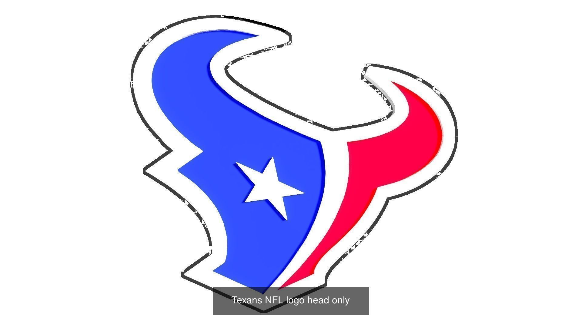 Texans houston logo 3D Model Collection_2