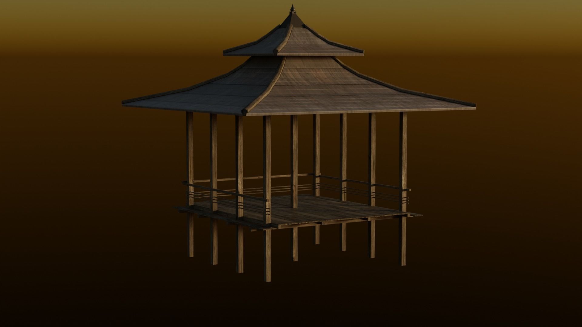 Oriental Garden Pack by Bangimation Productions Low-poly 3D model_2